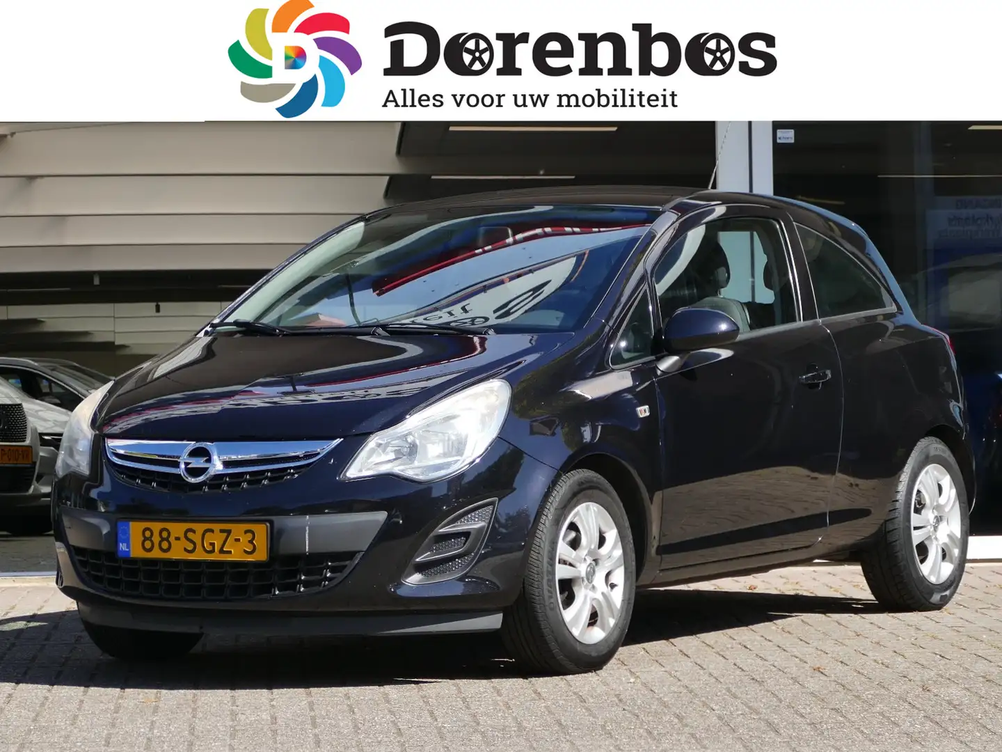 Opel Corsa 1.2-16V Edition | cruise control | airco Zwart - 1