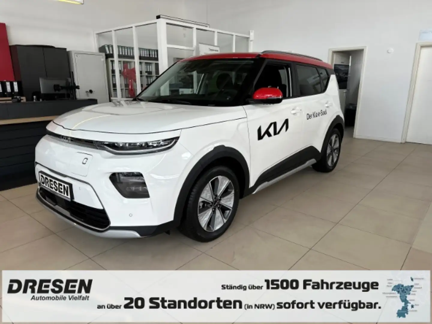 Kia Soul EV Inspiration NAVI,KAMERA,CARPLAY,KEYLESS Weiß - 1