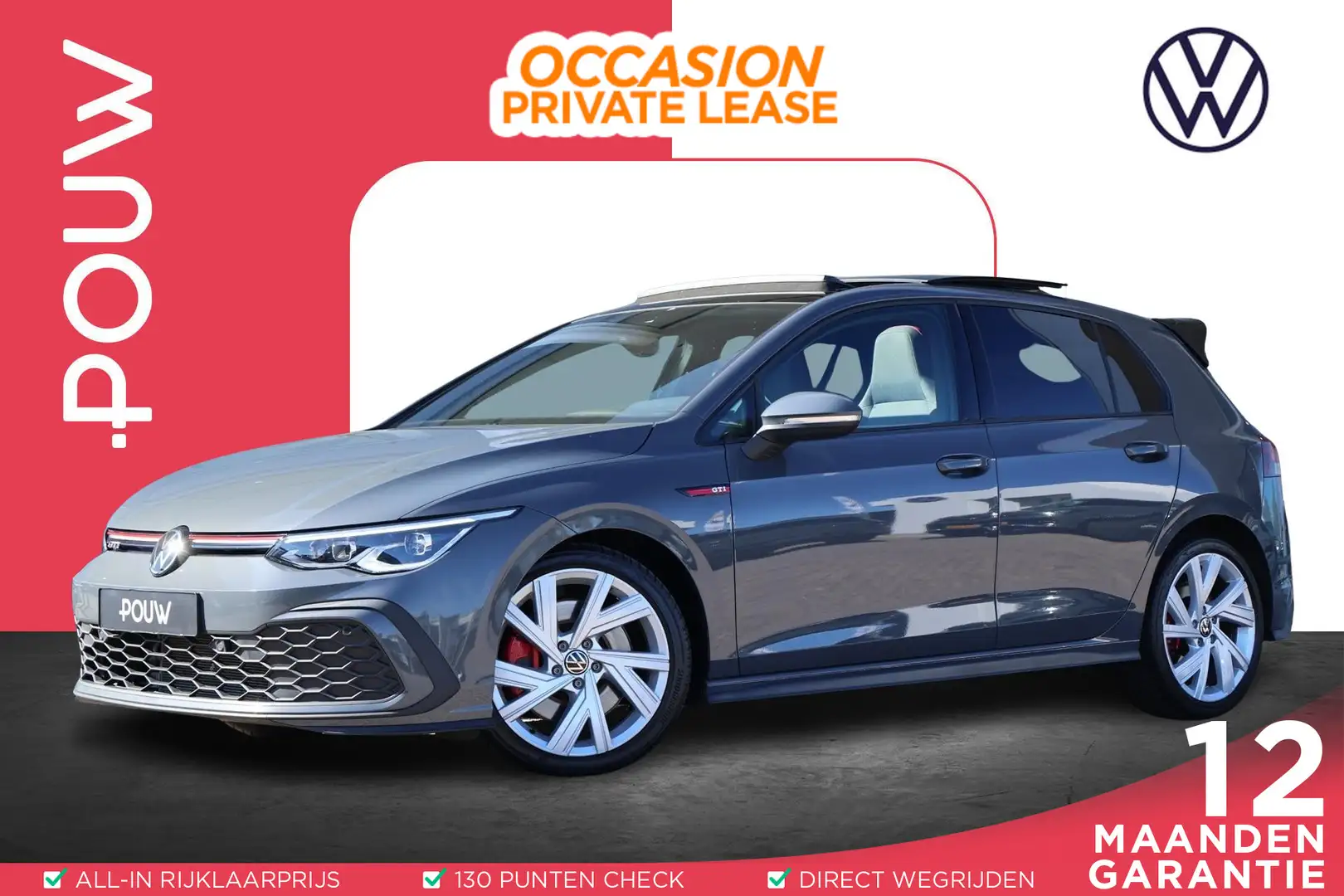 Volkswagen Golf GTI 2.0 TSI 245pk DSG | Panoramadak | Navigatie | PDC Grau - 1