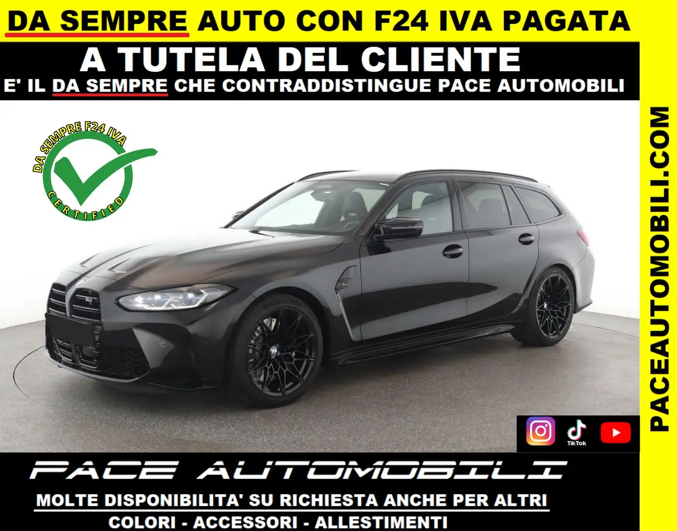 BMW M3 TOURING COMPETITION XDRIVE LED HUD CARBON KAMERA Nero - 1