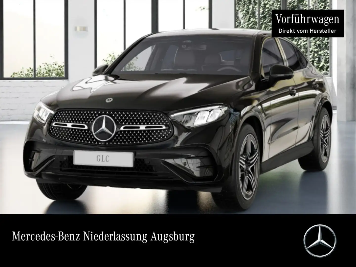 Mercedes-Benz GLC 200 4M AMG+NIGHT+360+AHK+LED+TOTW+KEYLESS+9G Schwarz - 1
