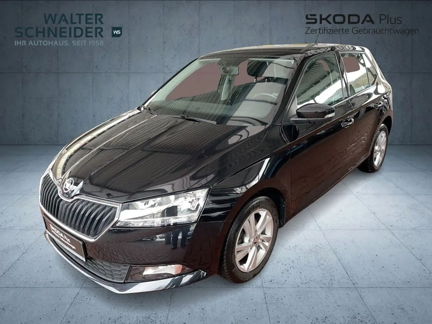 Skoda Fabia 1.0 TSI Ambition PDC Sitzhzg RFK BT Schwarz - 2