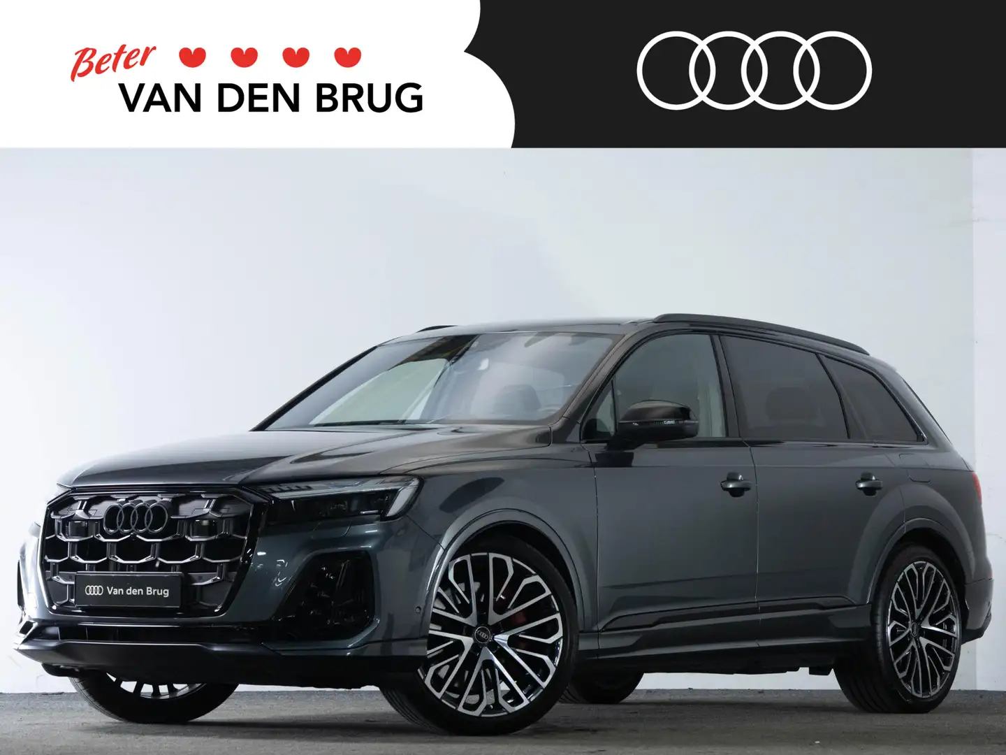 Audi Q7 S-Line 60 TFSI e 490 PK QUATTRO Competition | Lase Gris - 1
