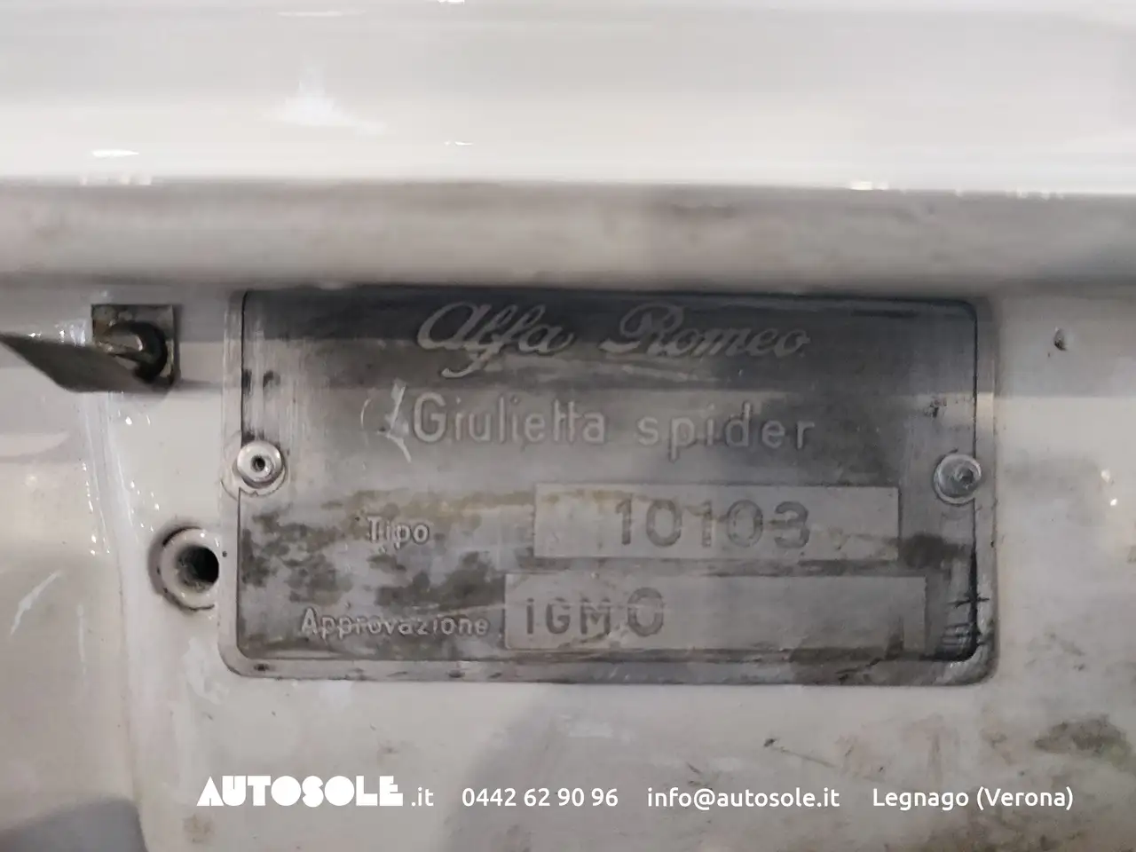Alfa Romeo Giulietta Spider 1300 Type 101, foto 12