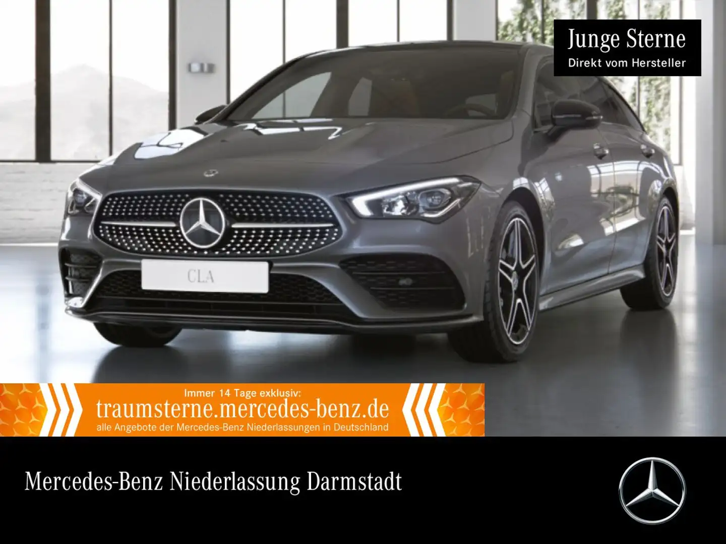 Mercedes-Benz CLA 200 AMG+NIGHT+PANO+LED+KAMERA+TOTW+7G Grau - 1