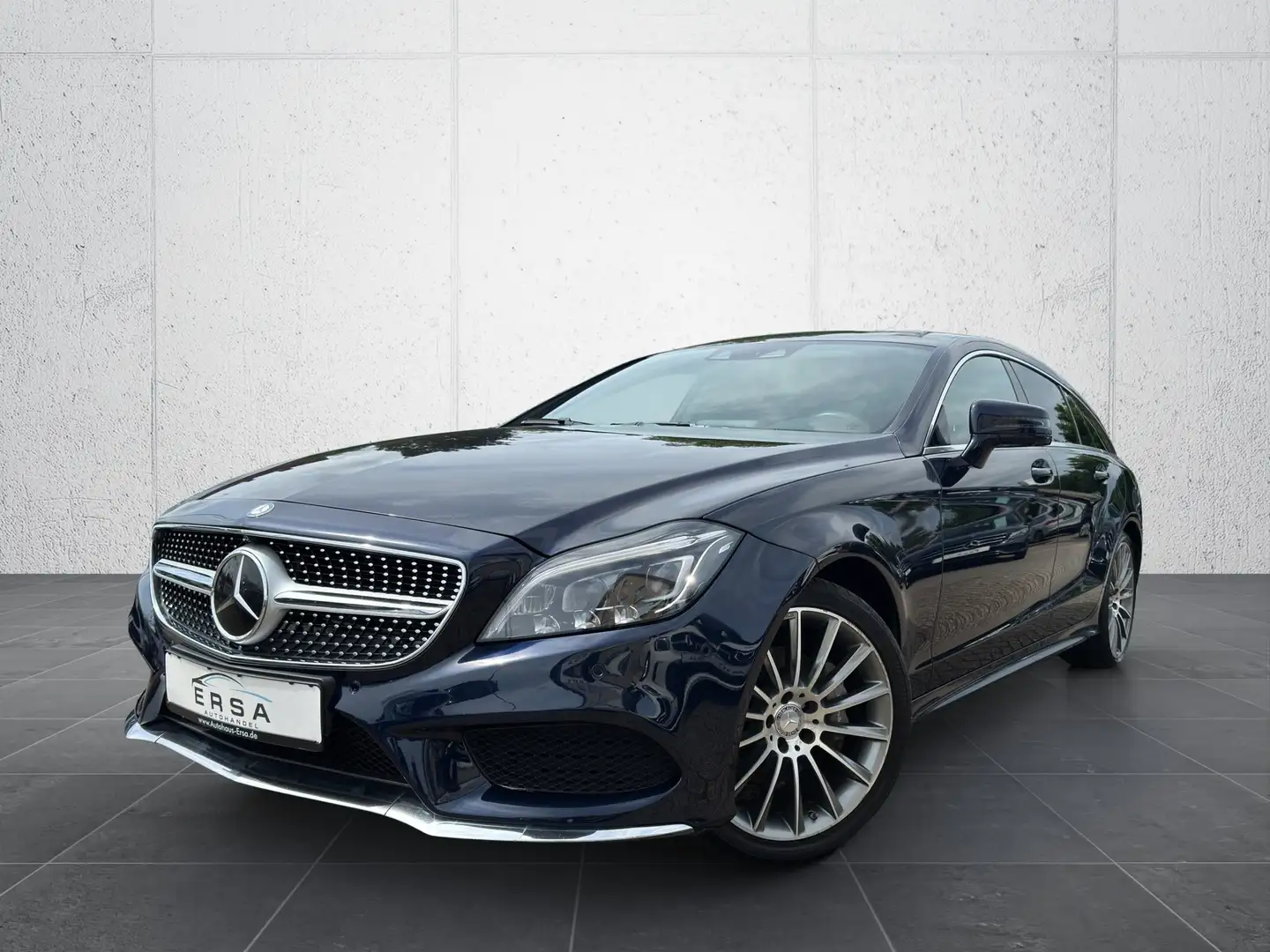 Mercedes-Benz CLS 350 Shooting Brake d 4M *AMG*Multibeam*AHK*Distronic Modrá - 1