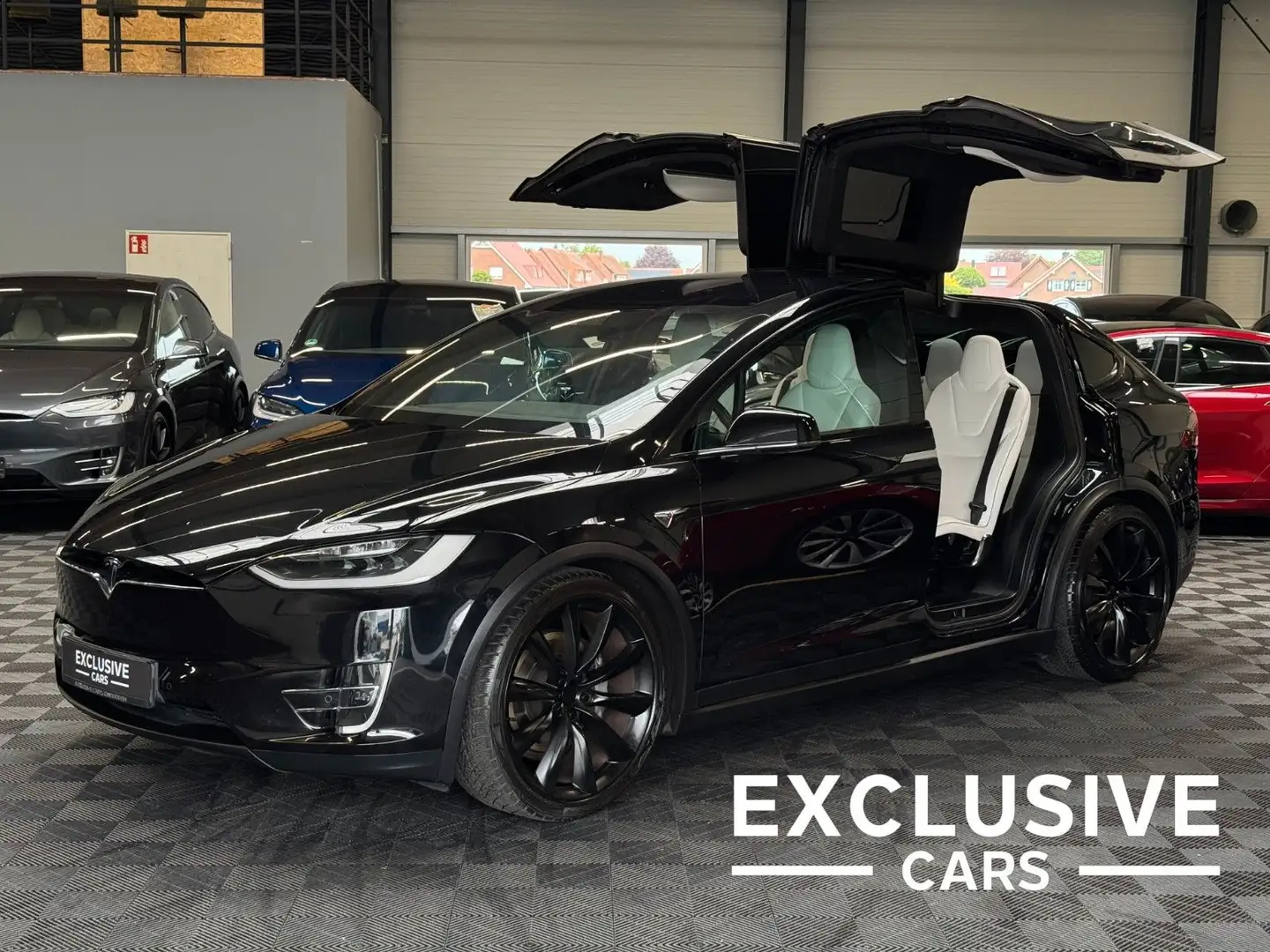 Tesla Model X MODEL X 90D | 6SEATS | FREE SC | FULL SELF DRIVE Schwarz - 1