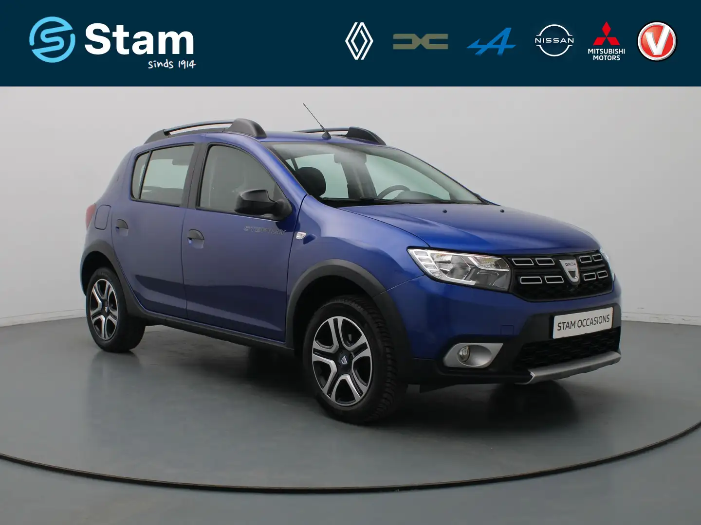 Dacia Sandero 100pk TCe Bi-Fuel Stepway Serie Limitee 15th Anniv Blauw - 1