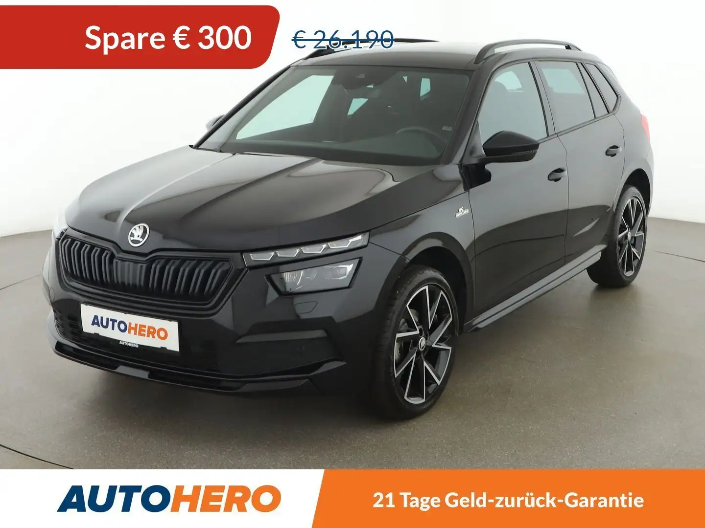 Skoda Kamiq 1.5 TSI ACT Monte Carlo Aut. *LED*ACC*SPUR*CAM* Schwarz - 1
