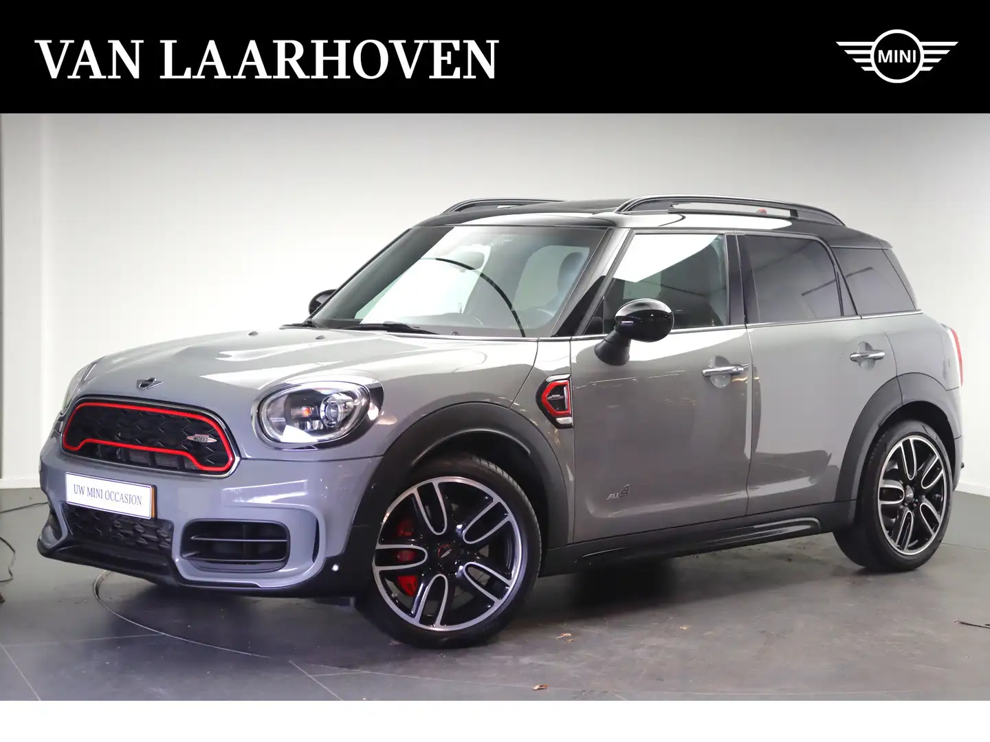 MINI John Cooper Works Countryman ALL4 Chili Automaat / Panoramadak / Achteruitrijca Gris - 1