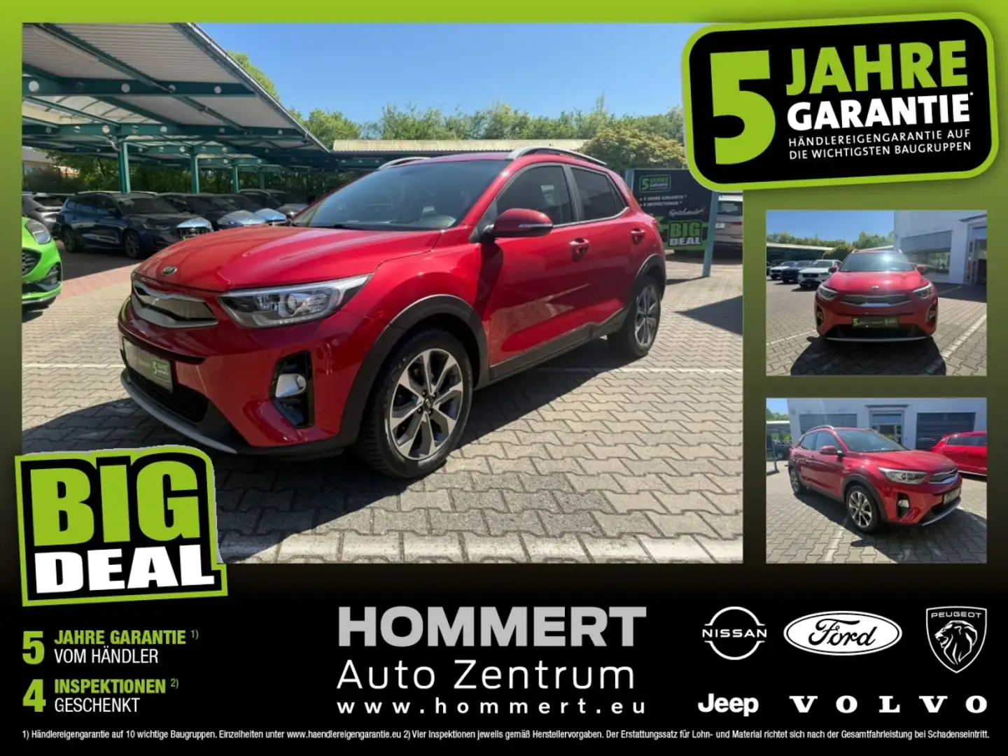 Kia Stonic 1.0 T-GDI Vision *beh.Lenk*Kamera*AHK* Rouge - 1