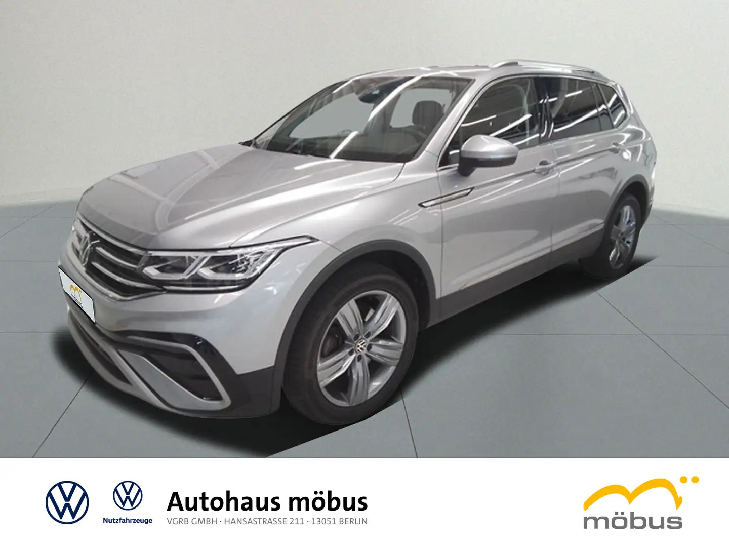 Volkswagen Tiguan Allspace 2.0 TSI 4M*AHK*NAV*STHZNG*PANO** Silber - 2