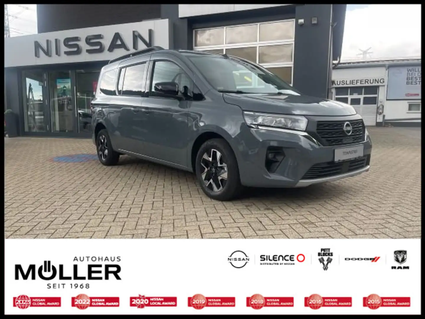 Nissan Townstar Kombi 130PS L2 Tekna Navi Kamera Gris - 1