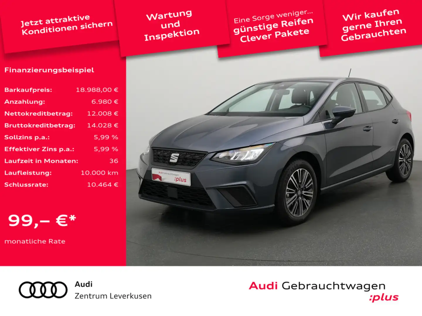 SEAT Ibiza VIRT SHZ PDC APP Schwarz - 1