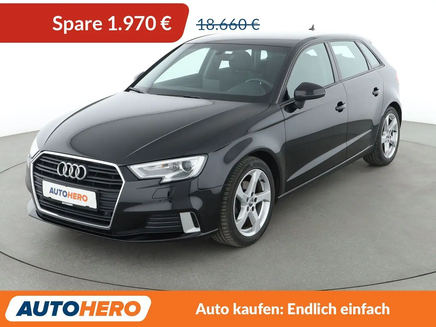 Audi A3 2.0 TDI Sport*NAVI*XENON*TEMPO*PDC*ALU* Noir - 1
