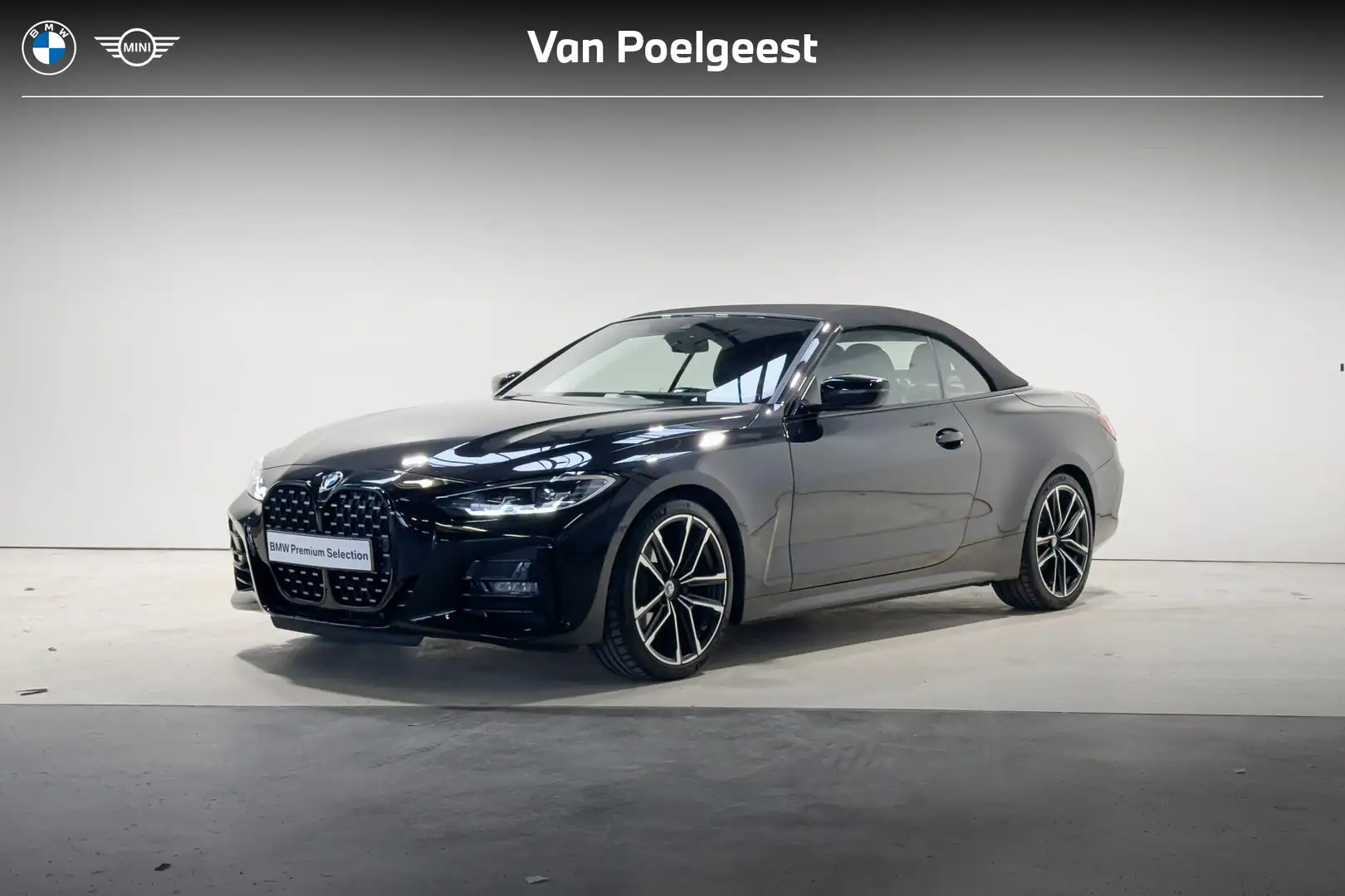 BMW 420 4 Serie Cabrio 420i High Executive M Sportpakket A Noir - 1
