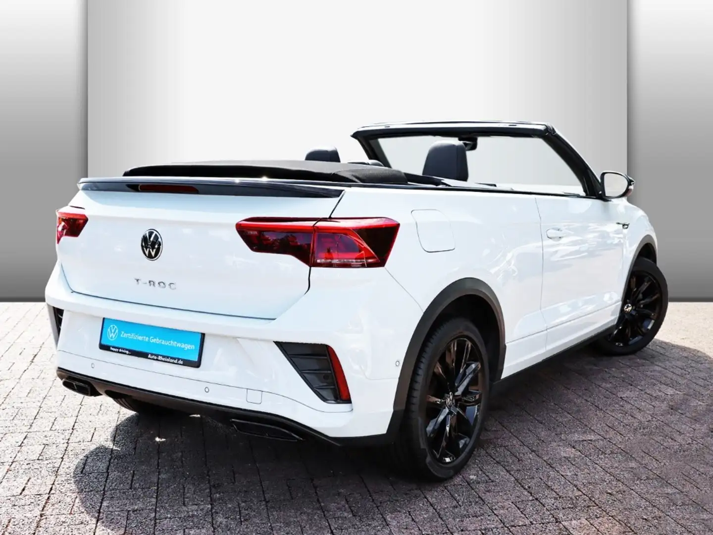Volkswagen T-Roc Cabriolet R-Line 1.5 TSI OPF DSG IQ.LIGHT/NAVI/RÜC Білий - 2