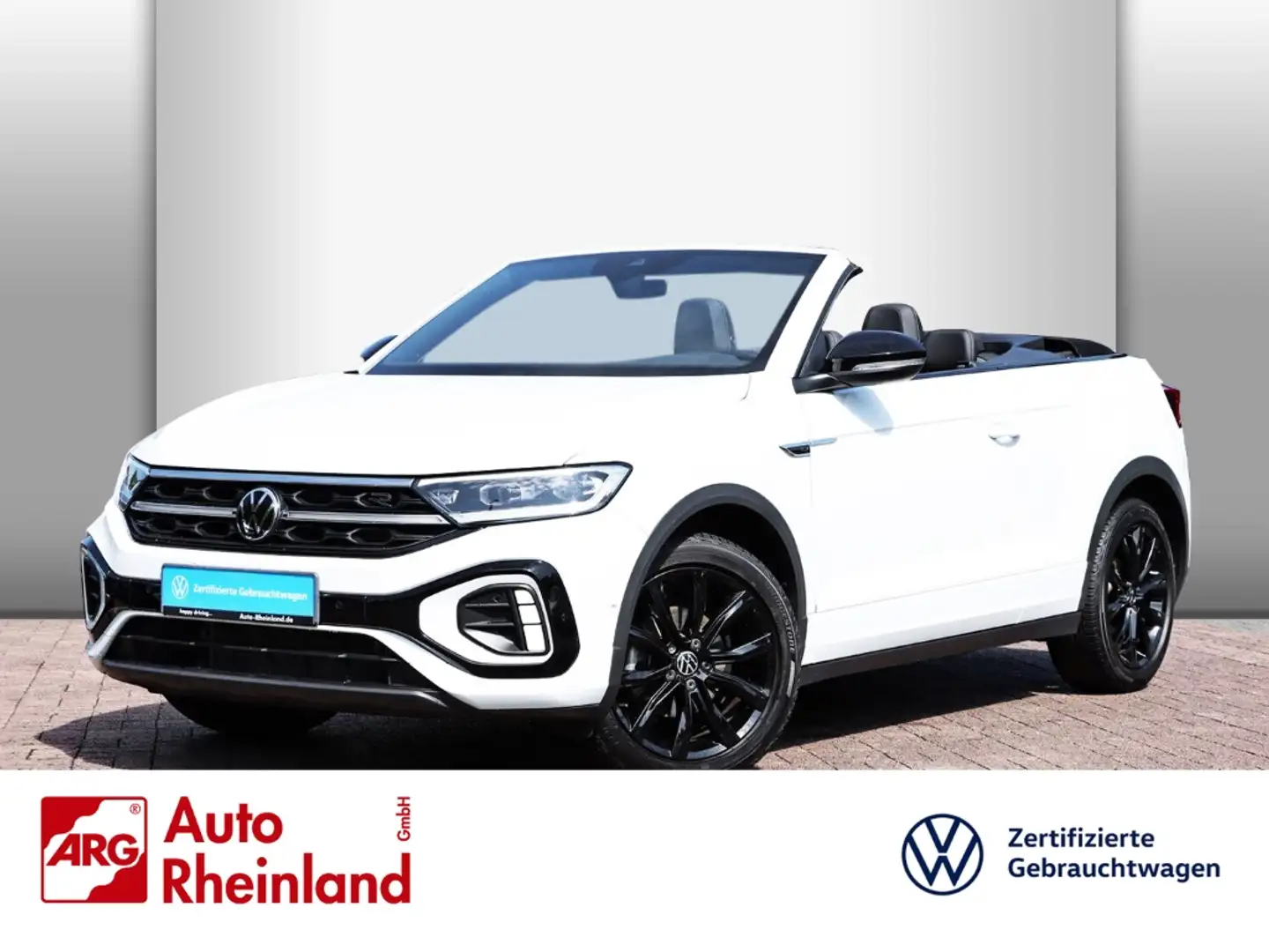 Volkswagen T-Roc Cabriolet R-Line 1.5 TSI OPF DSG IQ.LIGHT/NAVI/RÜC Білий - 1