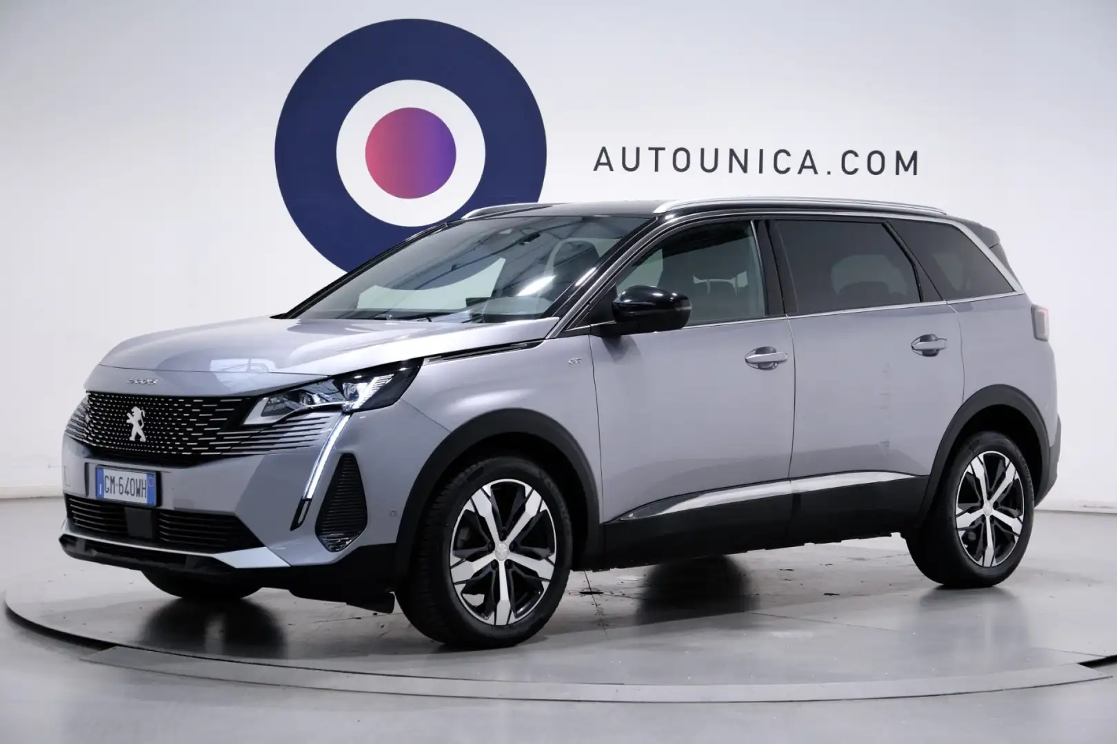 Peugeot 5008 BLUEHDI 130 S&S EAT8 GT 7 POSTI Grigio - 1