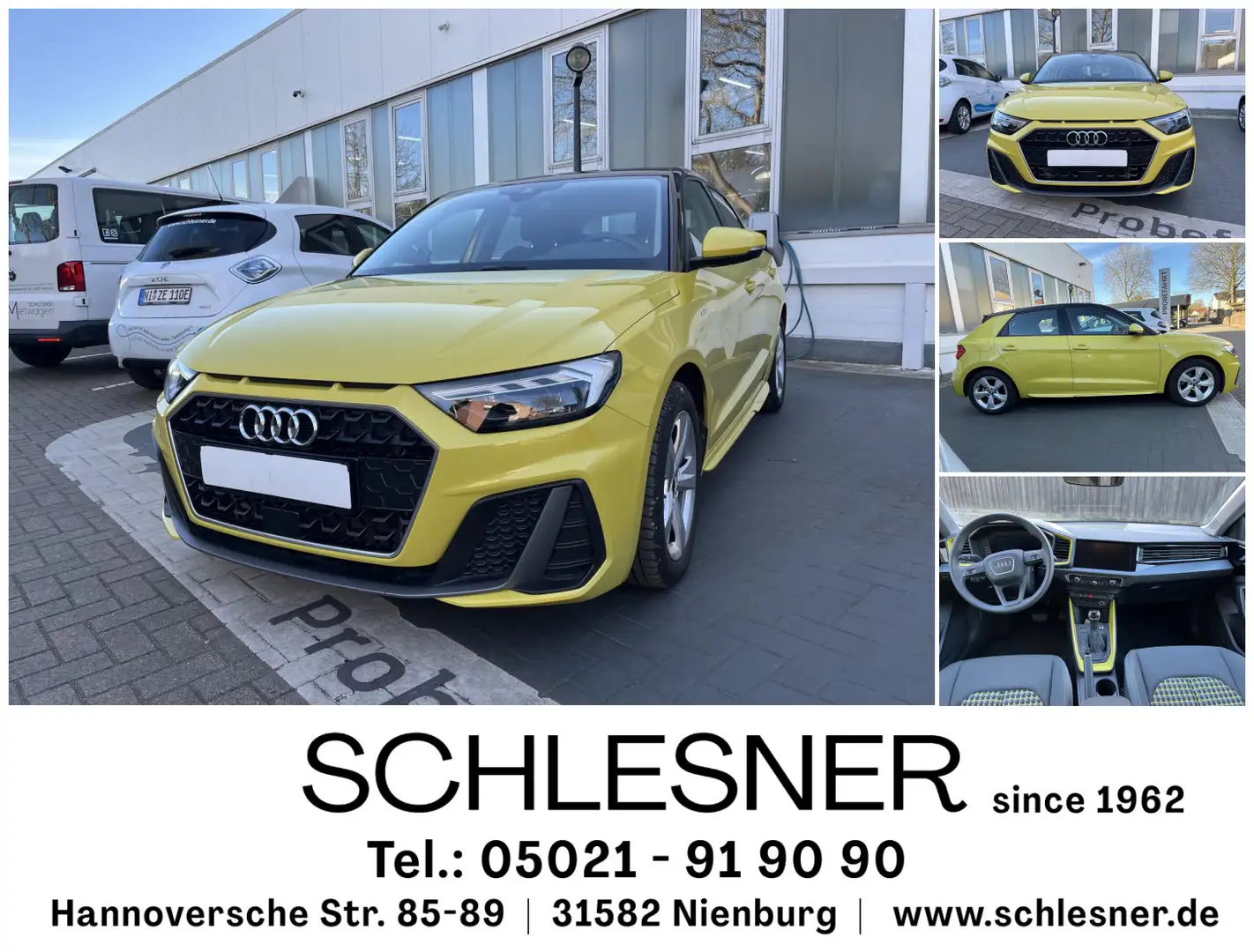 Audi A1 Sportback 30 TFSI S line *SHZ* *PDC* Jaune - 1