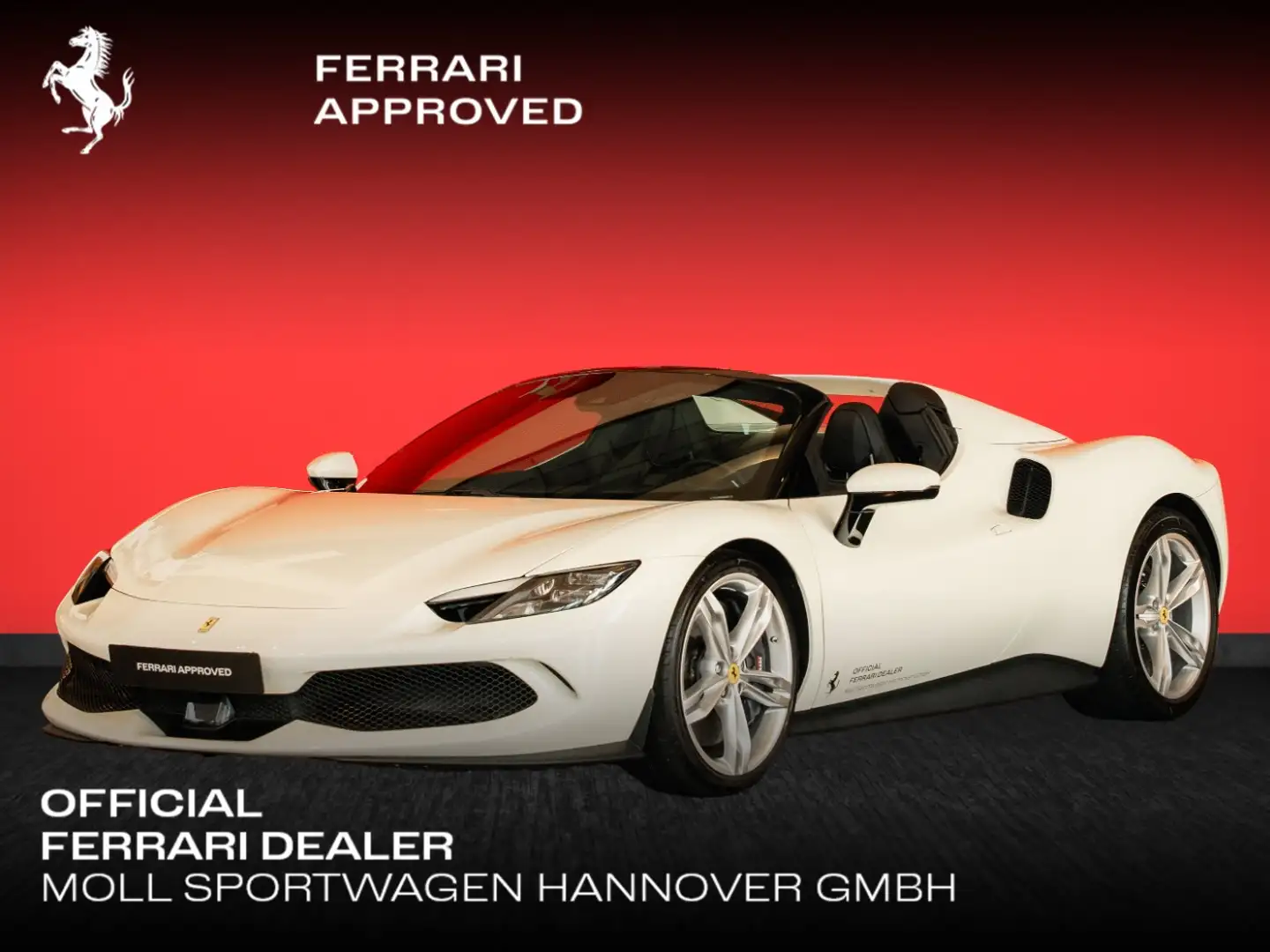 Ferrari 296 GTS AppleCarplay*Adaptive-Scheinwerfer*Bianco Weiß - 1