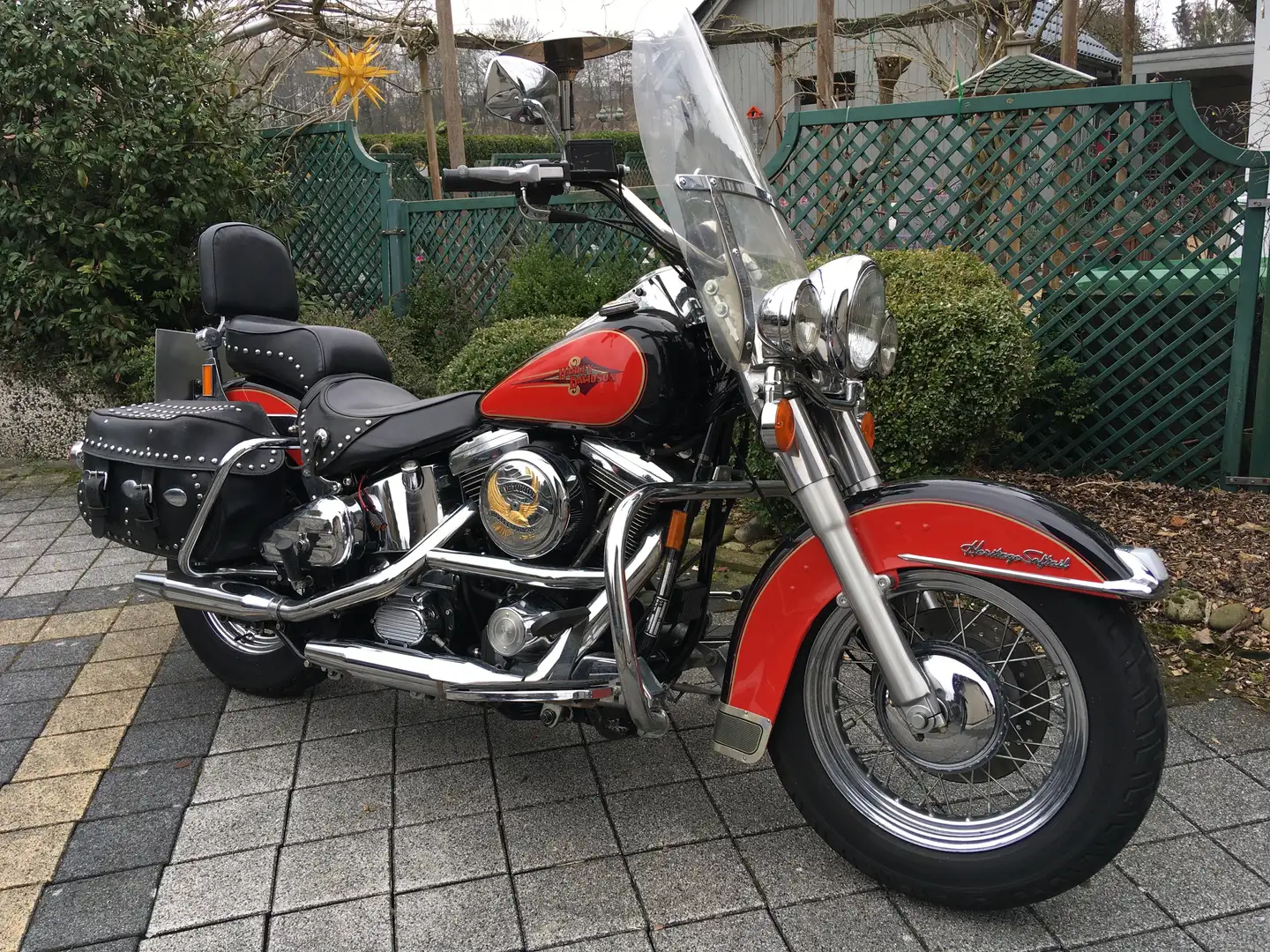 Harley-Davidson Heritage Softail Roşu - 2