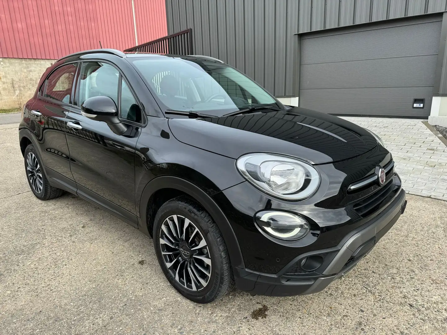 Fiat 500X 1.6 Multijet Cross GPS/Carplay/Caméra/Mi cuir.. Noir - 1