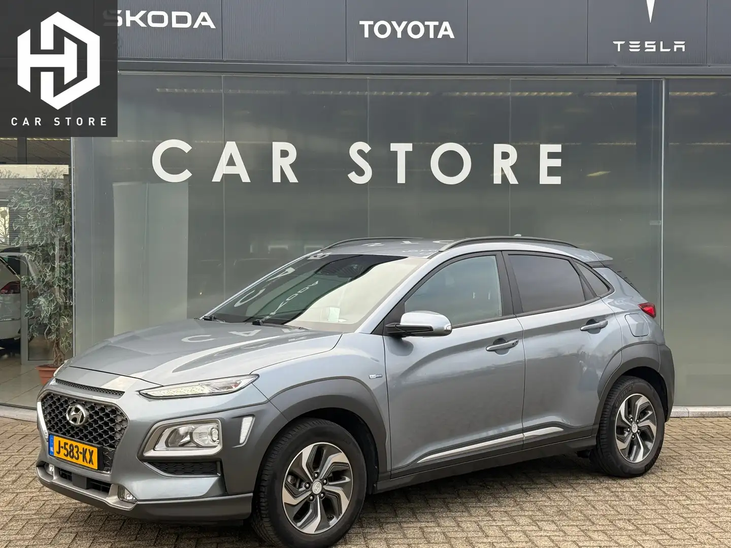 Hyundai KONA 1.6 GDI HEV Fashion Design Dealer Onderhouden Grau - 1