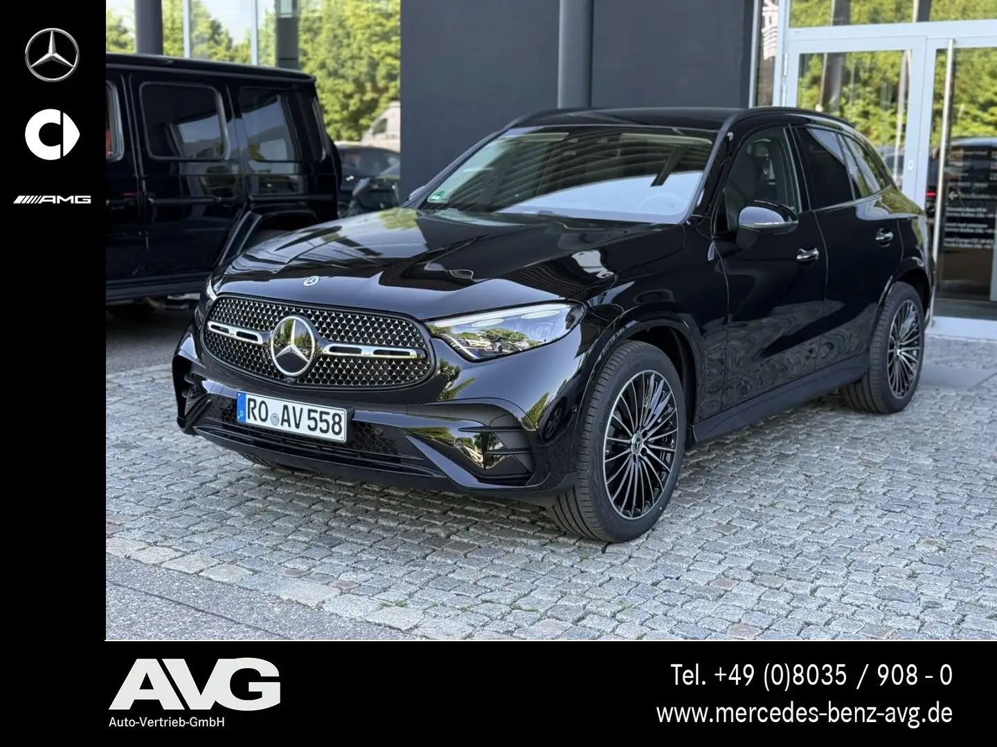 Mercedes-Benz GLC 450 GLC 450 d 4M AMG Pano HuD DIGITAL Stndhzg Night Czarny - 1