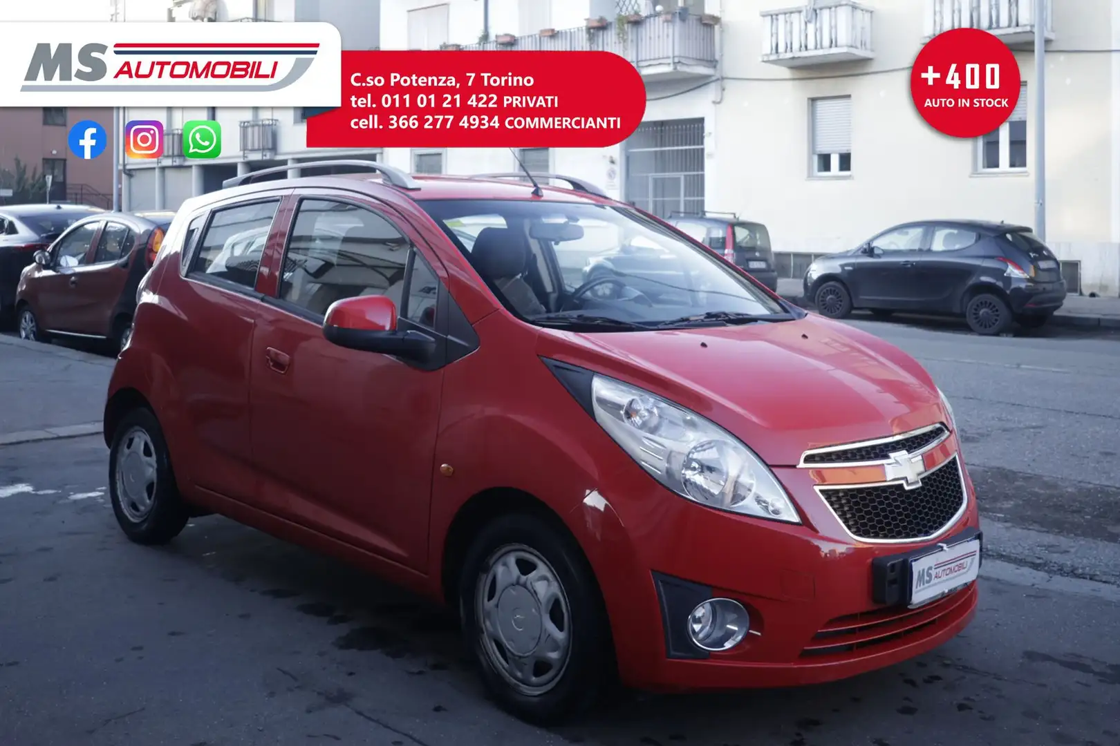 Chevrolet Spark Chevrolet Spark 1.0 50KW ANNO 2011 Rosso - 1