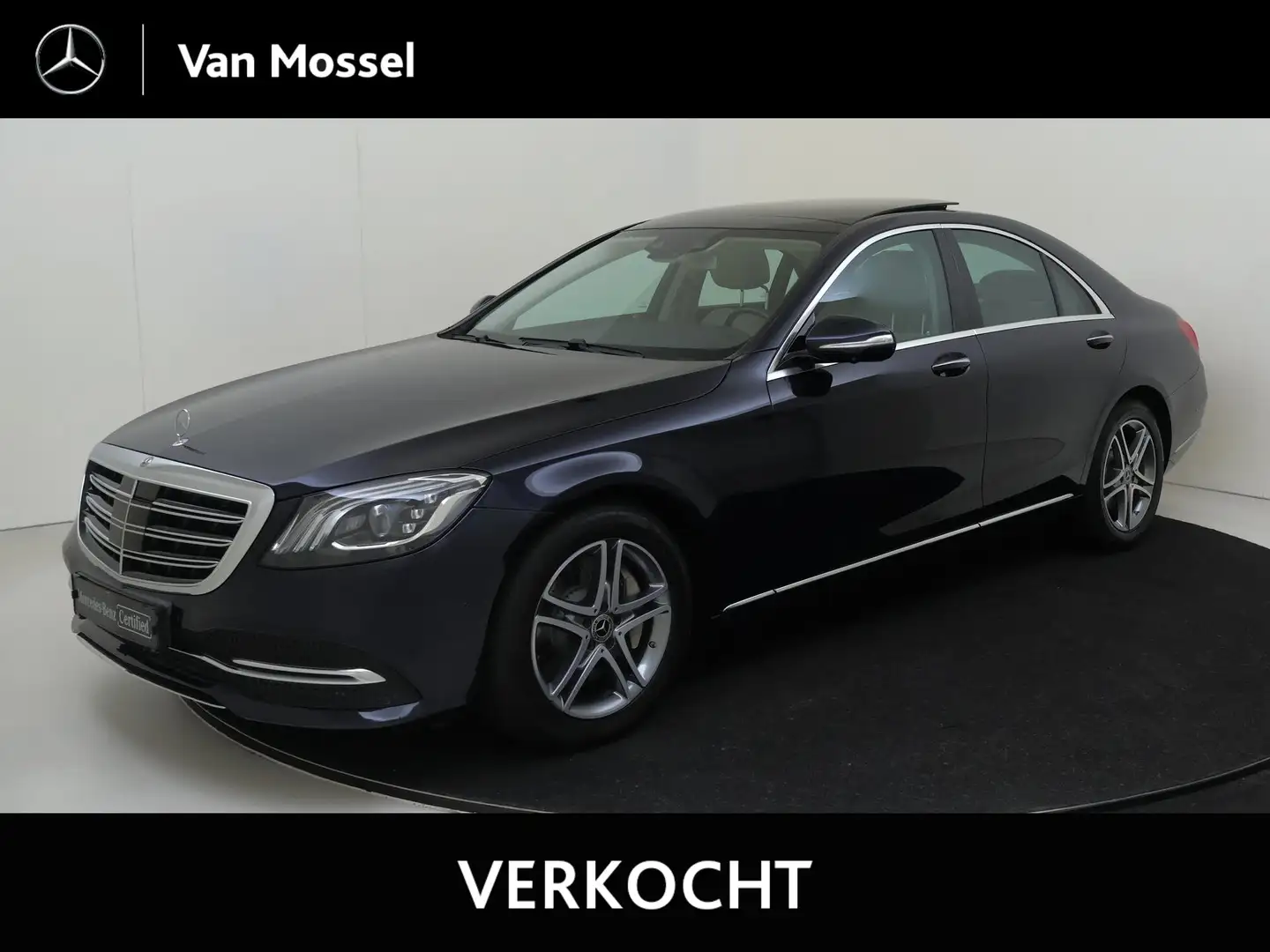 Mercedes-Benz S 450 4Matic / Stoelverwarming / 360Graden-Camera / Pana Blu/Azzurro - 1
