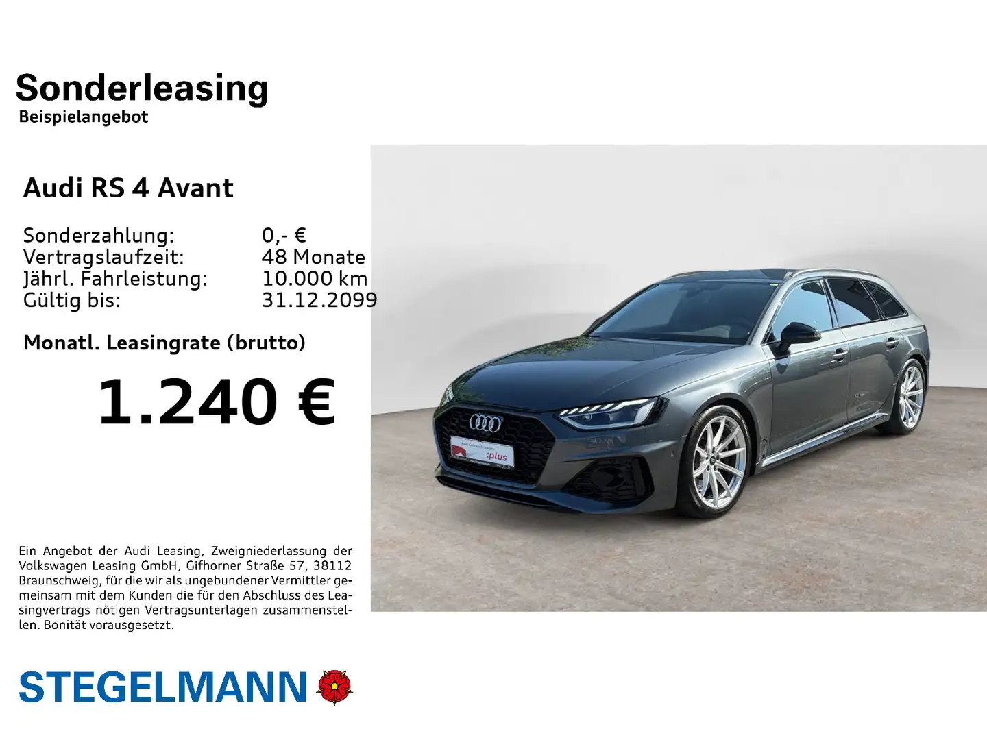 Audi RS4 qu. DRC*Matrix-LED*B&O*Navi*Memory Grau - 2