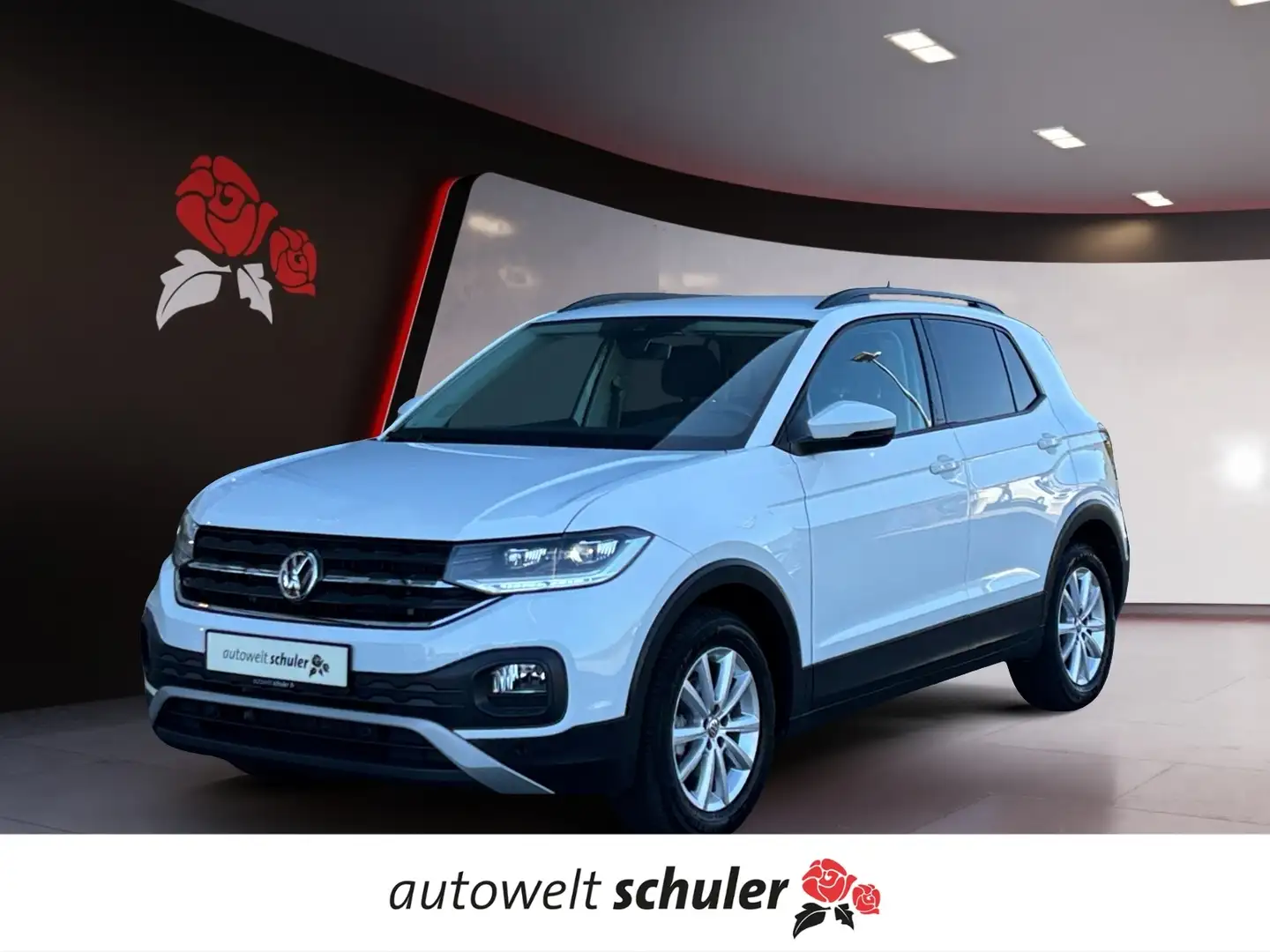 Volkswagen T-Cross 1,0 TSI DSG Life AHK Navi ACC Weiß - 1