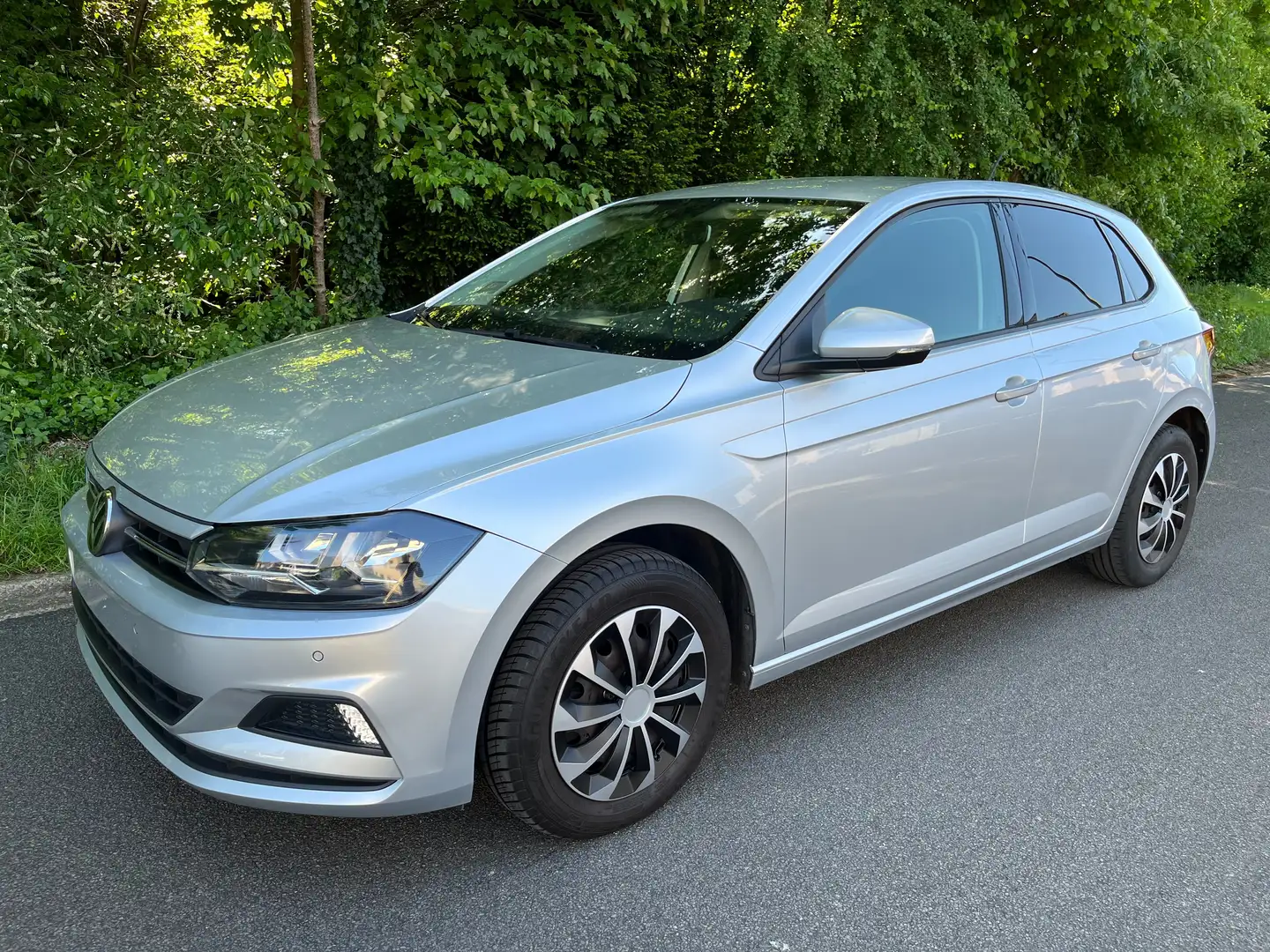 Volkswagen Polo 1.6 TDi  DSG 7 Automaat, Gps,Cruise,Euro 6d Plateado - 1