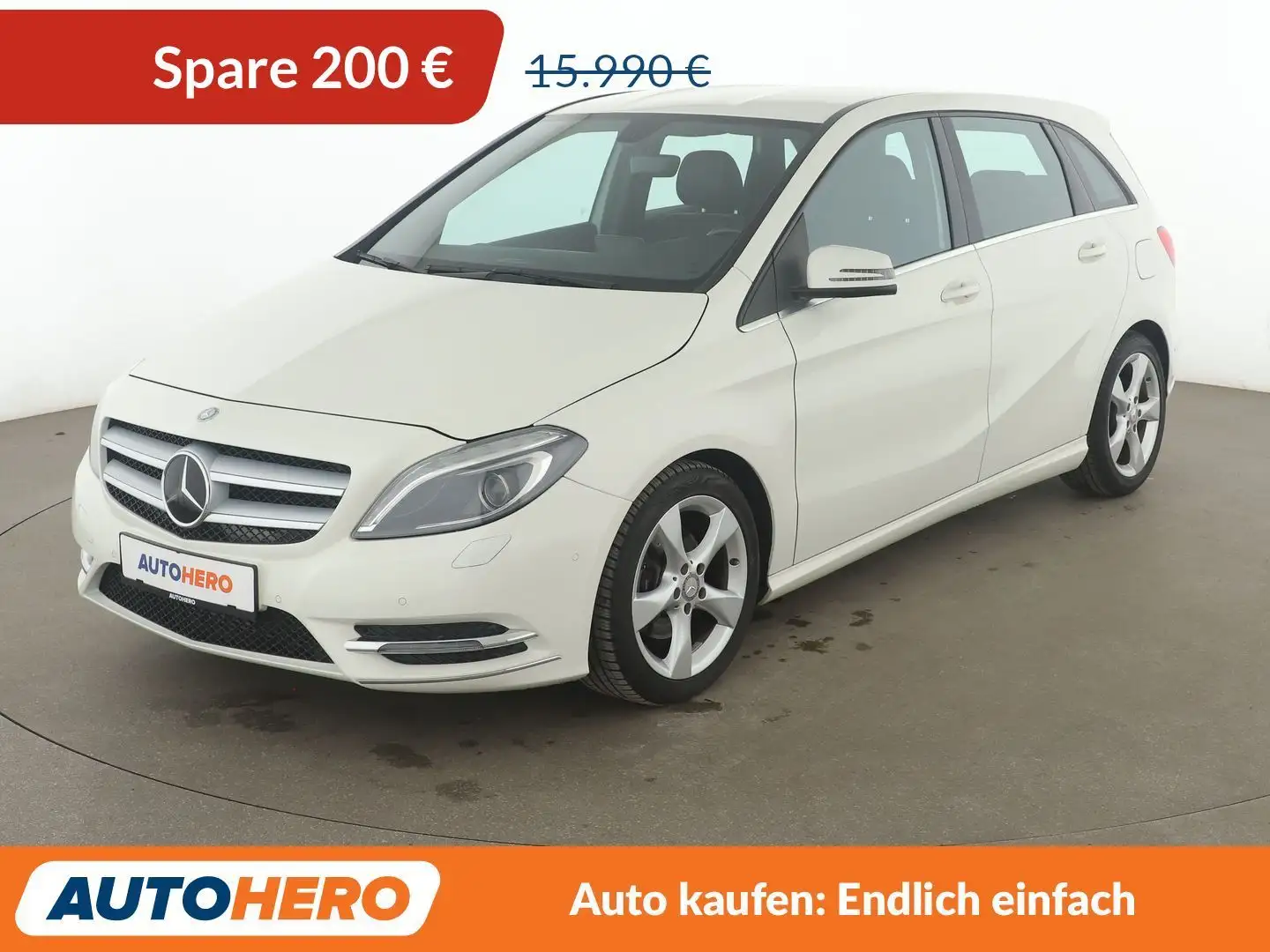 Mercedes-Benz B 200 B 200 Aut.*NAVI*BI-XENON*TEMPO*PDC*SHZ* Weiß - 1