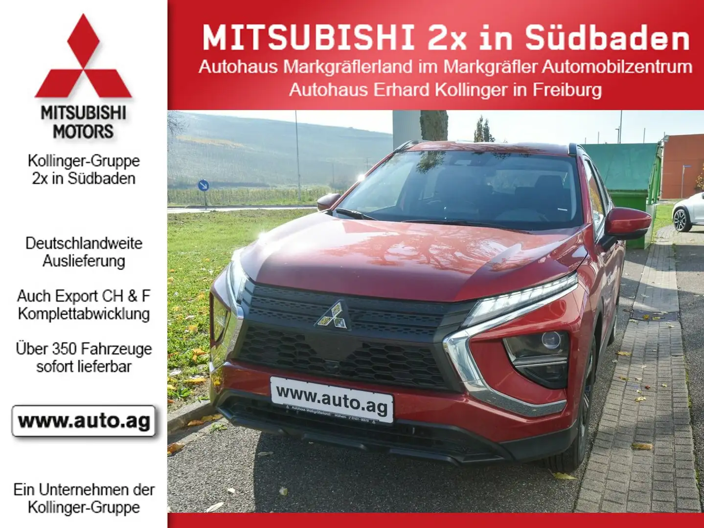 Mitsubishi Eclipse Cross BASIS PHEV SHZ 377 EUR br. 4WD Rot - 1