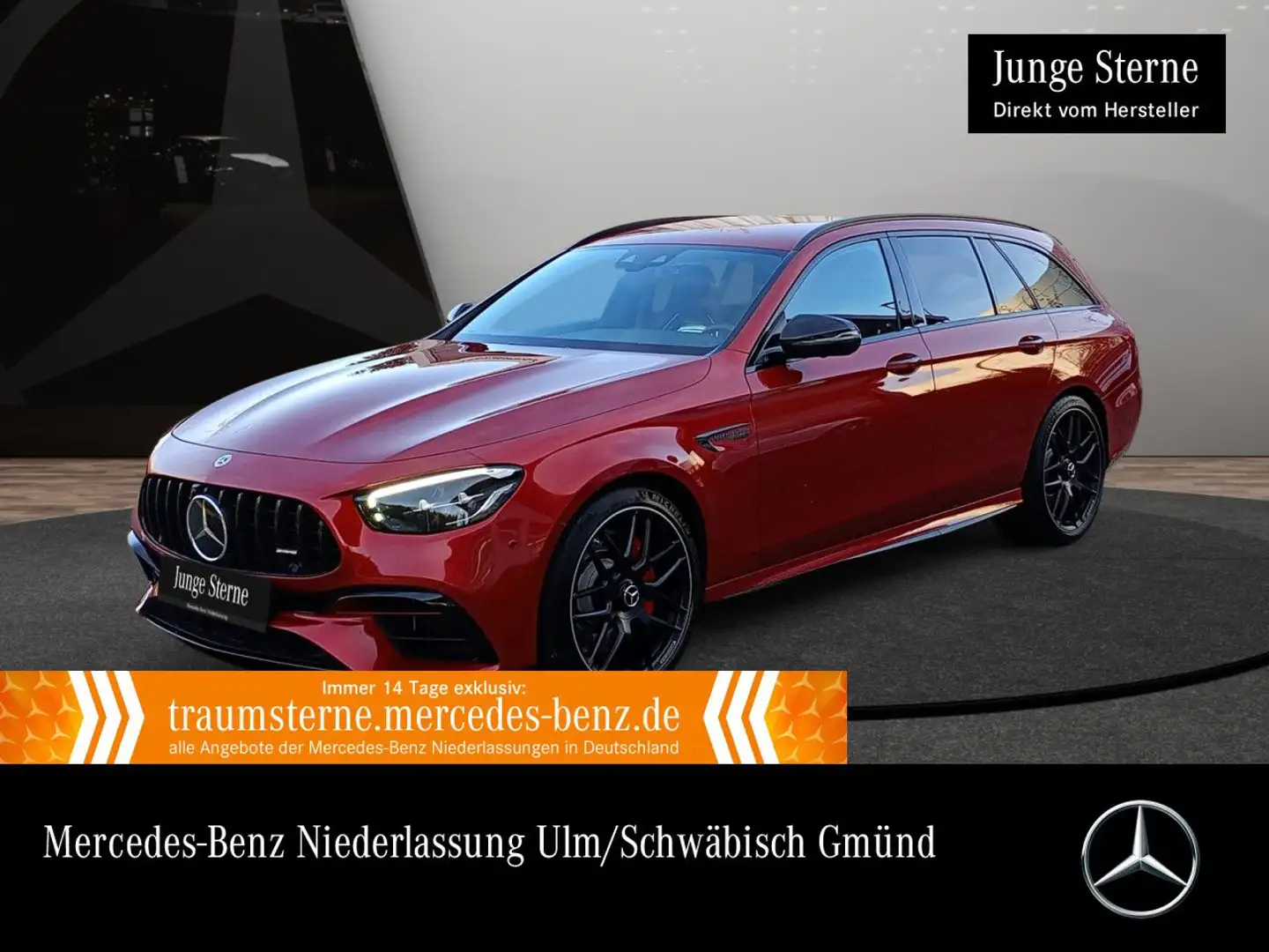 Mercedes-Benz E 63 AMG E 63 S 4M T-Modell AMG+DRIVERS+NIGHT+360+LED+20" Rot - 1