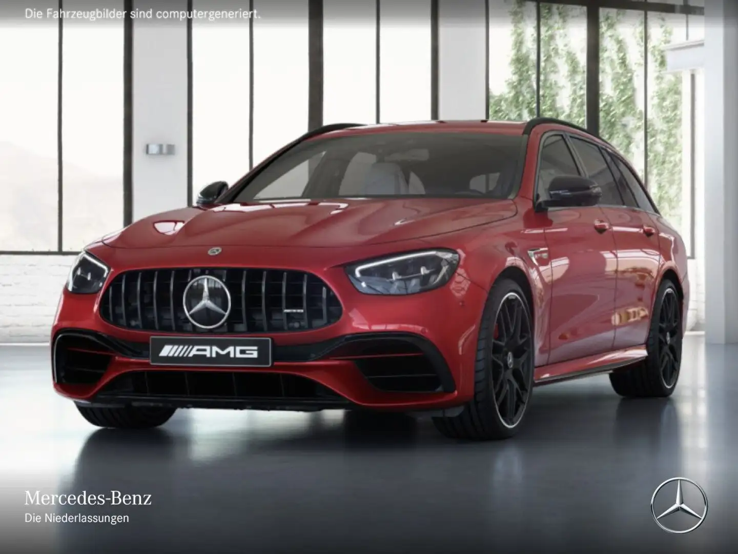 Mercedes-Benz E 63 AMG E 63 S 4M T-Modell AMG+DRIVERS+NIGHT+360+LED+20" Rot - 2