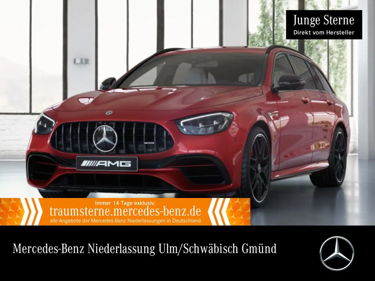 Mercedes-Benz E 63 AMG E 63 S 4M T-Modell AMG+DRIVERS+NIGHT+360+LED+20" Rot - 1
