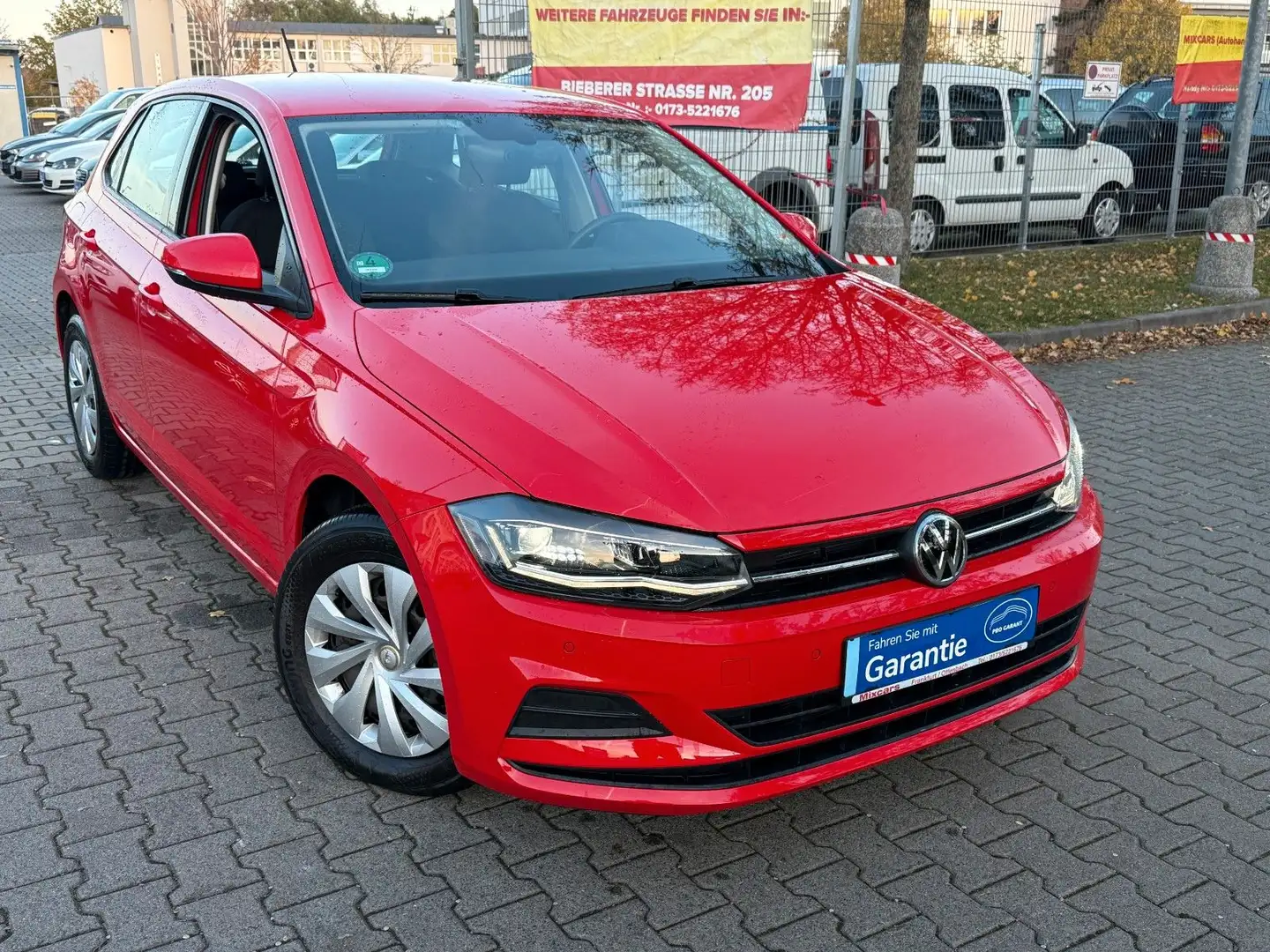 Volkswagen Polo VI 1.6 TDI Comfortline*KLIMAAT*LED*PDC*MFL* Rot - 1