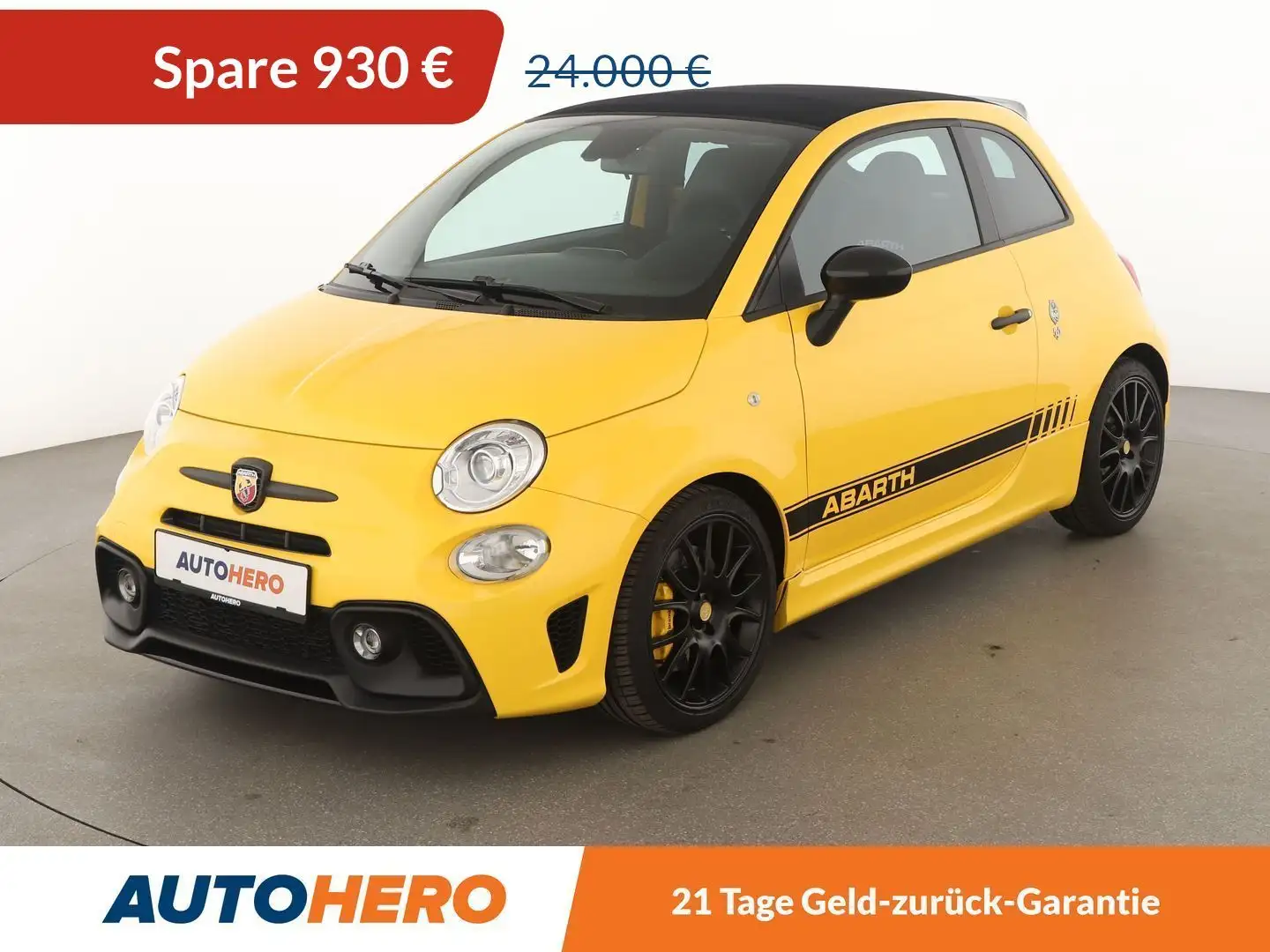 Abarth 595C 1.4 Competizione *NAVI*PDC*KLIMA*ALU*GARANTIE* Żółty - 1