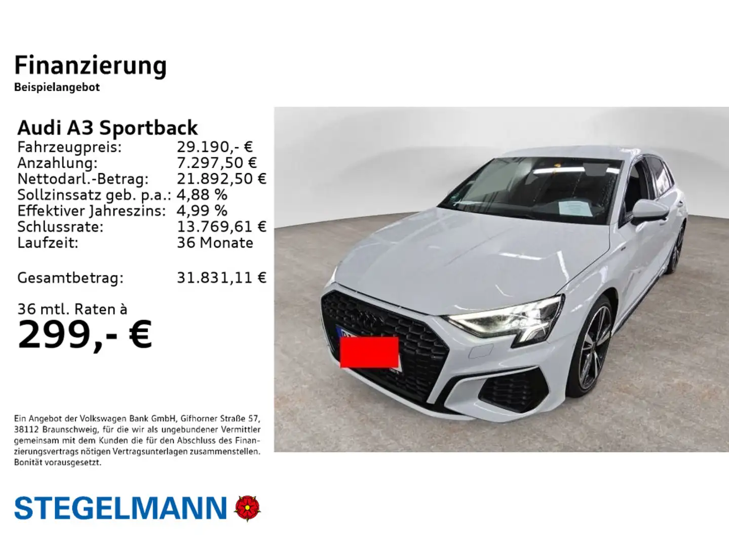 Audi A3 35 TDI S-tronic S-Line *LED*Navi*Ka Weiß - 2