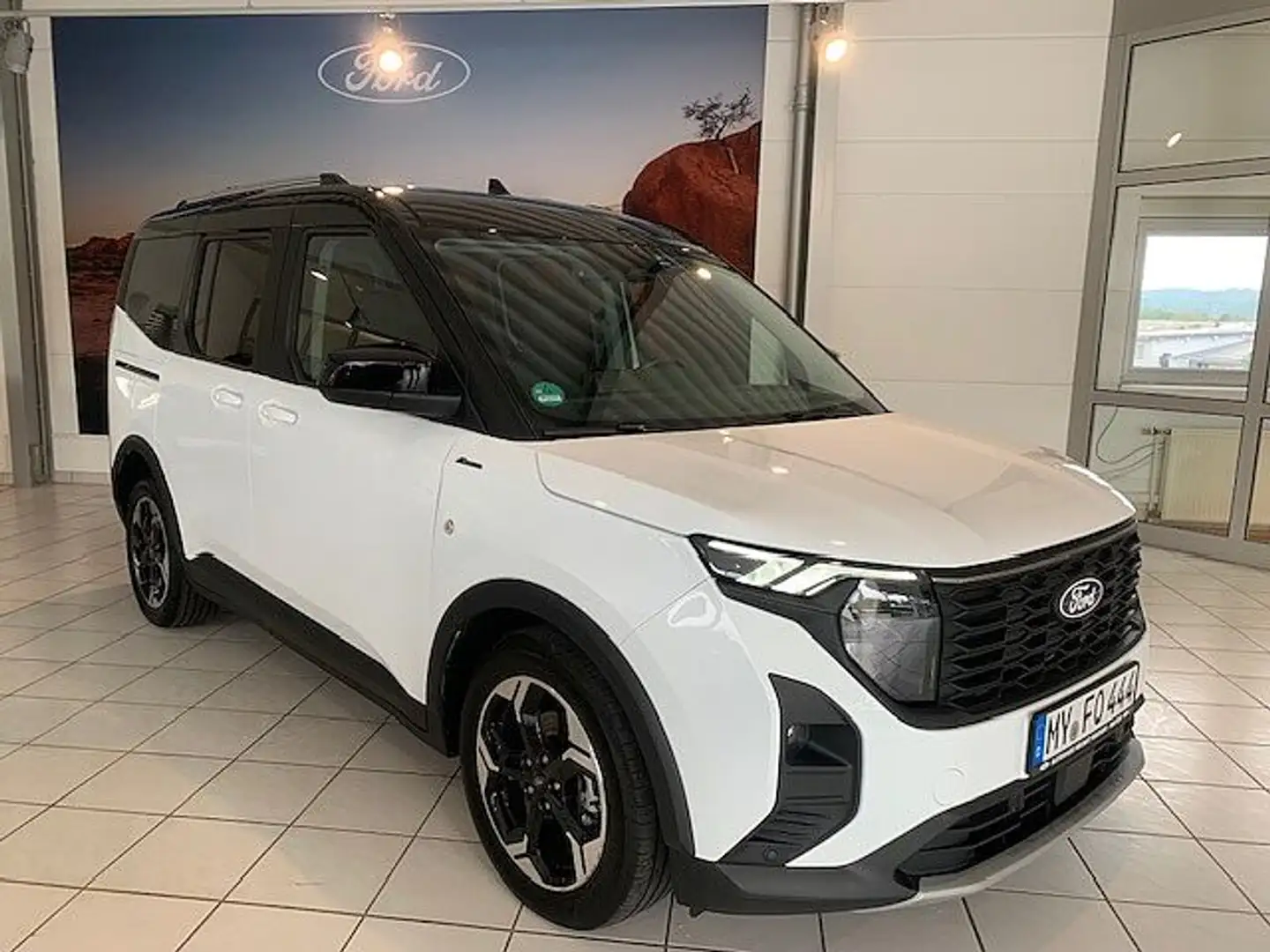 Ford Tourneo Courier 1.0 ACTIVE/TWA/RFK/WINTER 2 Blanc - 1