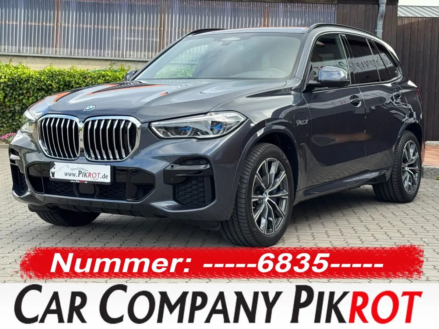 BMW X5 xDrive45e M-SPORT,AHK,PANO,NIGHTVI,DAP,P+,B&W Gris - 1