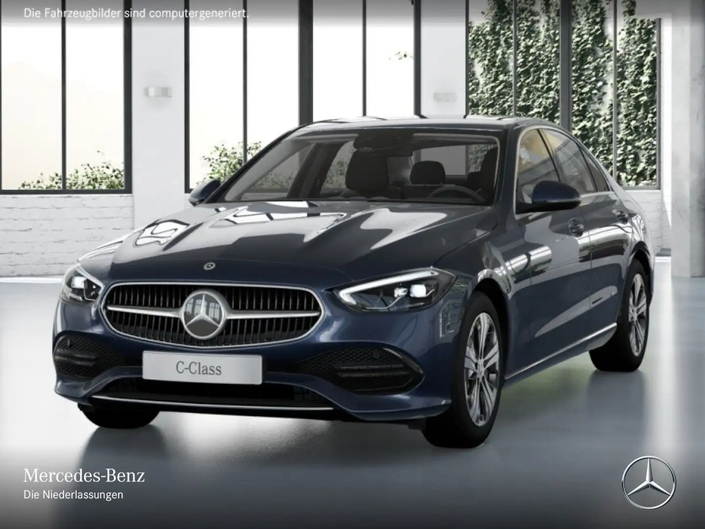 Mercedes-Benz C 300 e AVANTG+LED+KAMERA+KEYLESS+9G Blau - 2