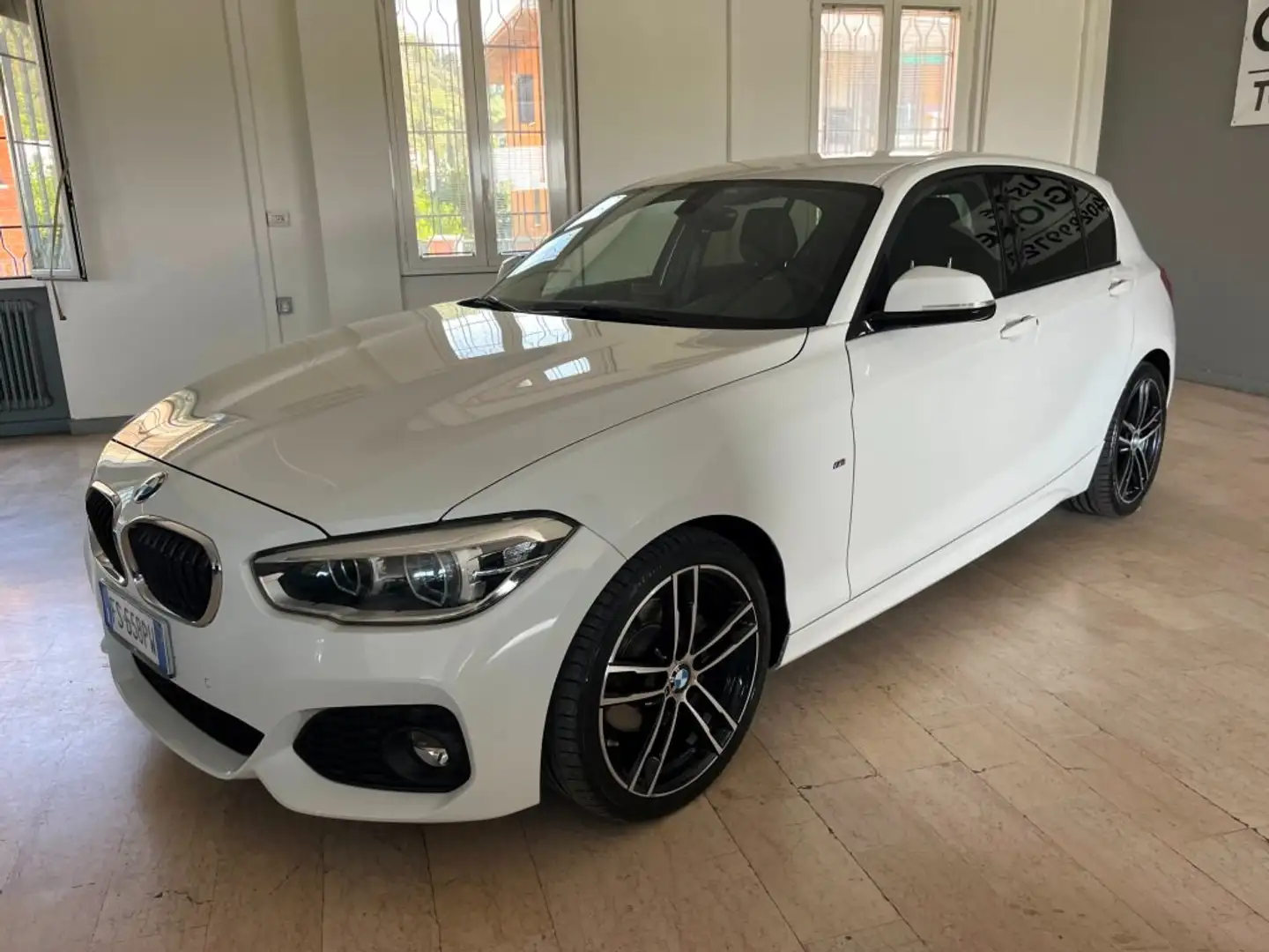 BMW 120 120d Msport m sport 5p Bianco - 2