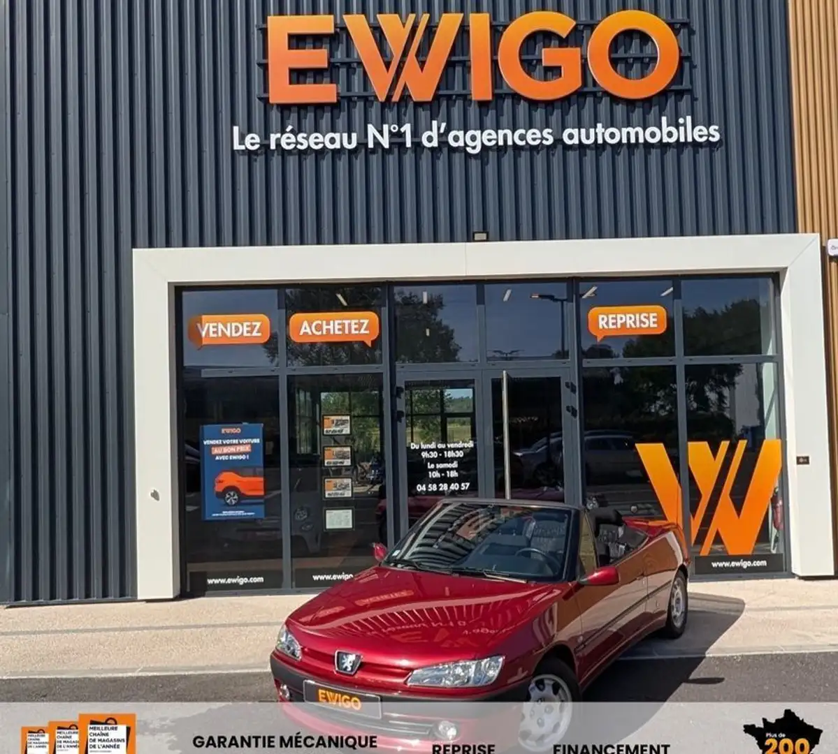 Peugeot 306 CABRIOLET 1.6 90CH 1ER MAIN CAPOTE ELECTRIQUE PININFARINa Gold - 1