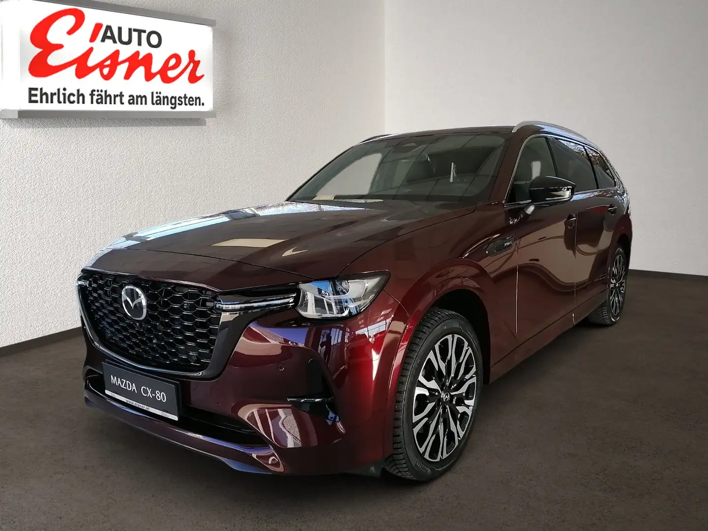 Mazda CX-80 PHEV HOMURA PLUS CAHO inkl. AHK Rot - 2