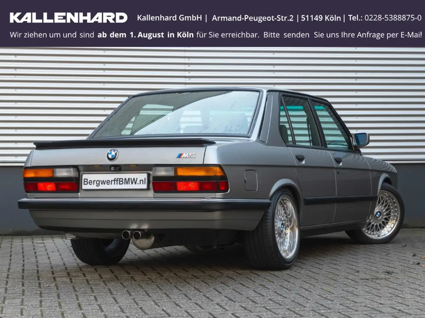 BMW M5 -E28-Voll-Restauration Srebrny - 2