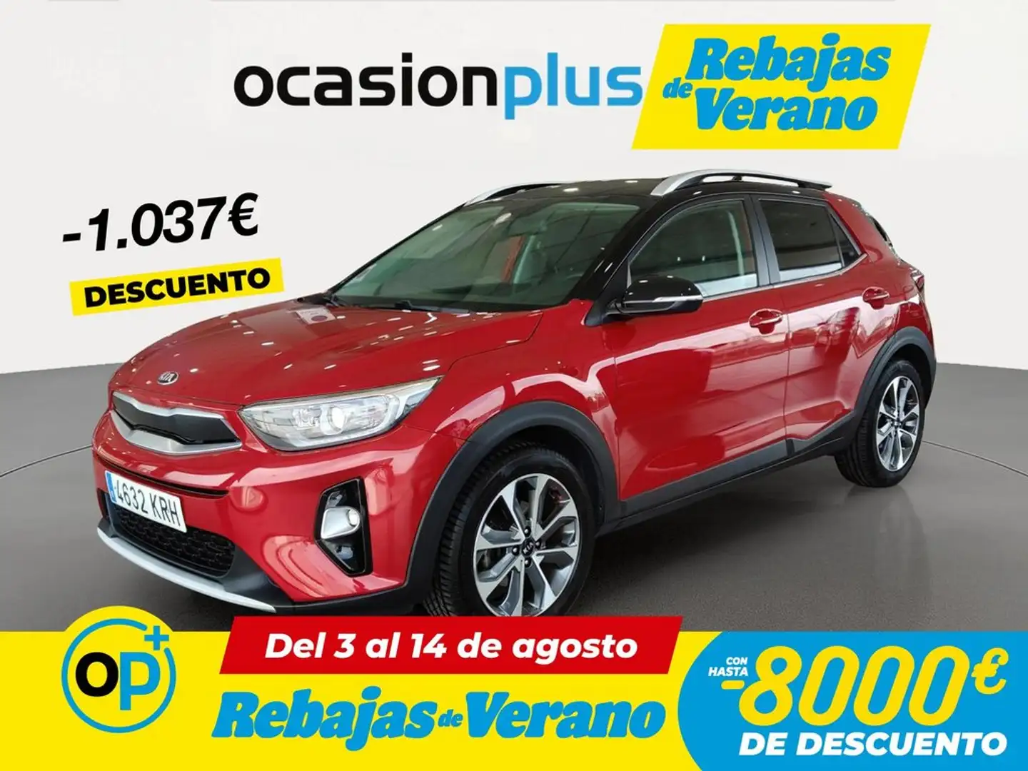 Kia Stonic 1.0 T-GDi Eco-Dynamic Drive 100 Rojo - 1